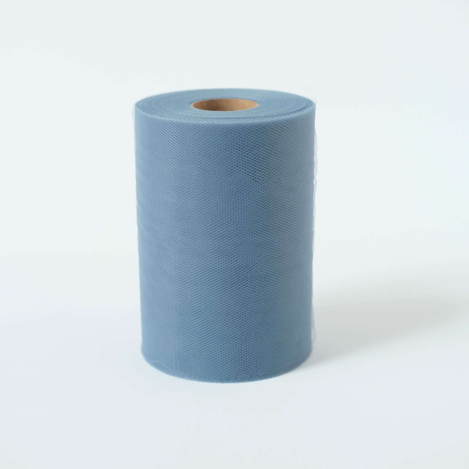 Dusty Blue Tulle Fabric Bolt, Sheer Fabric Spool Roll For Crafts 6"x100 Yards - Image 4
