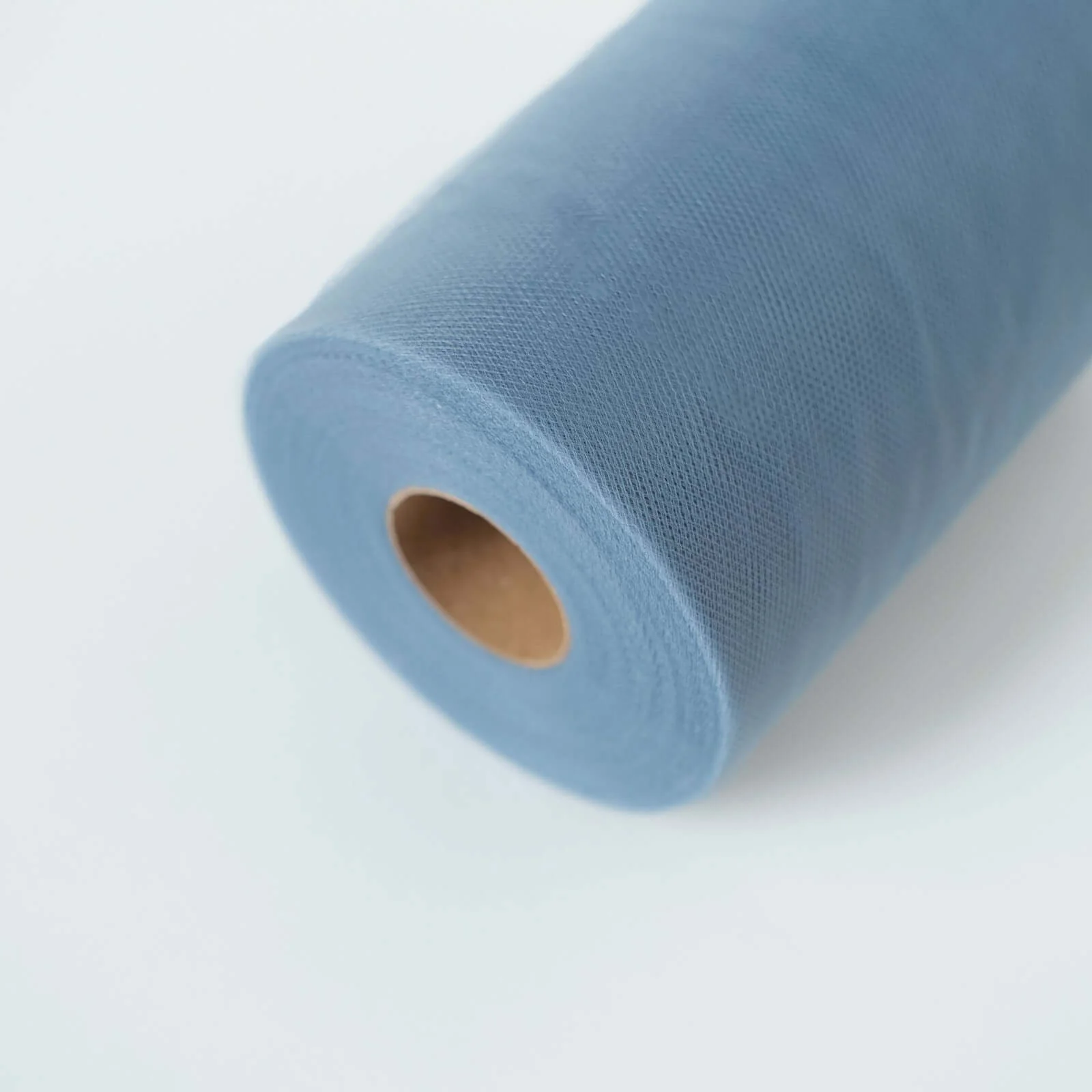 Dusty Blue Tulle Fabric Bolt, Sheer Fabric Spool Roll For Crafts 6"x100 Yards - Image 6