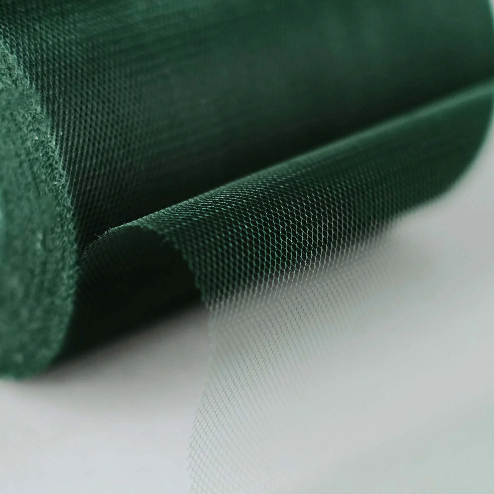 Hunter Emerald Green Tulle Fabric Bolt, Sheer Fabric Spool Roll For Crafts 6"x100 Yards - Image 2