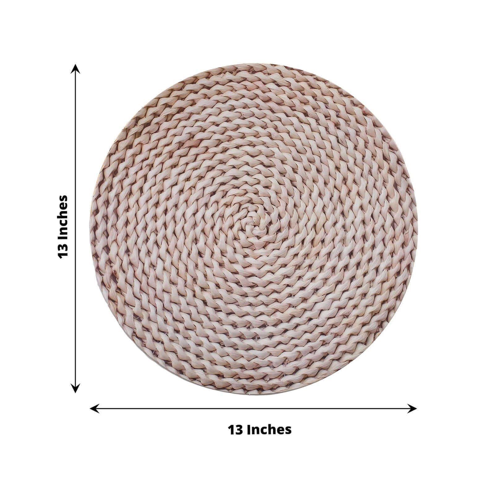 6-Pack Disposable Table Placemats 13" Wheat with Woven Rattan Print - 700GSM Cardboard Placemats for Rustic & Boho Themed Events - Image 3