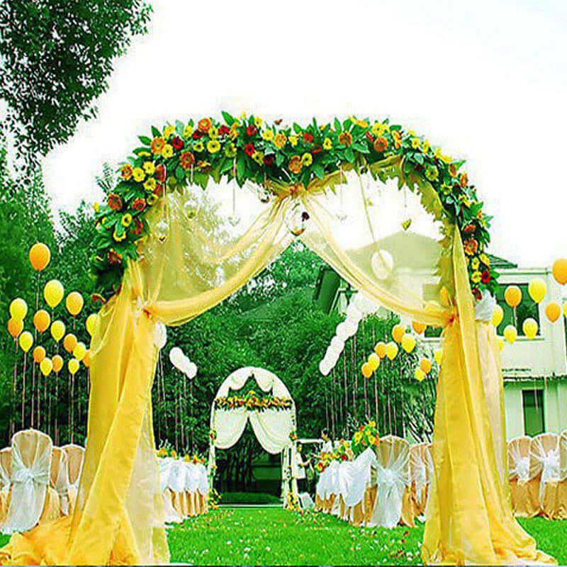 Metal Wedding Arch, Flower Frame Arbor Backdrop Stand 7ft - Image 7