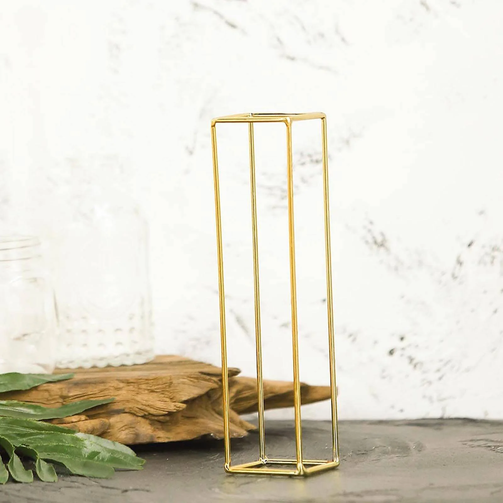 Gold Freestanding 3D Decorative Wire "I" Letter, Wedding Centerpiece 8" Tall - Image 6