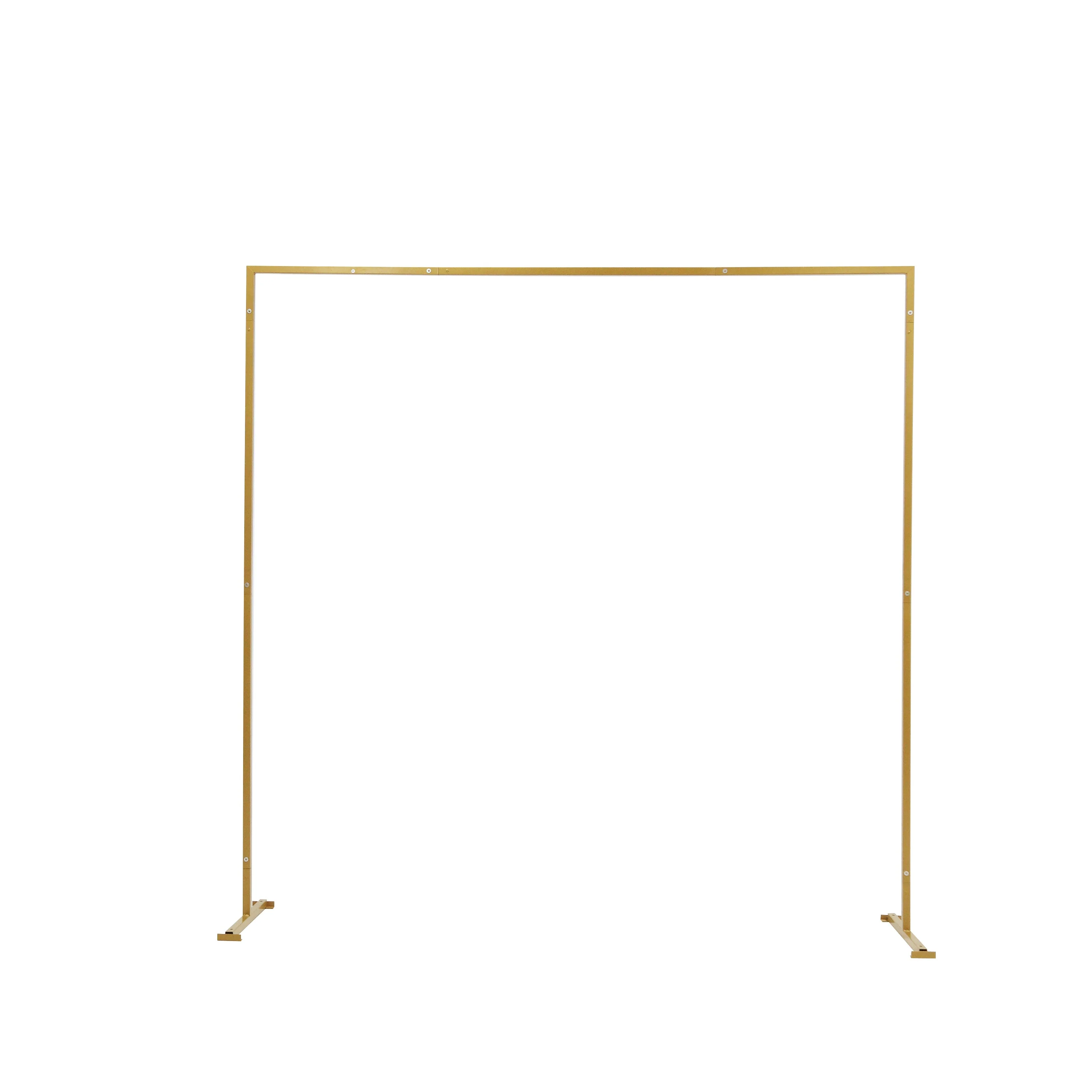 Heavy Duty Metal Square Balloon Flower Frame Photo Backdrop Stand 8ft - Image 6