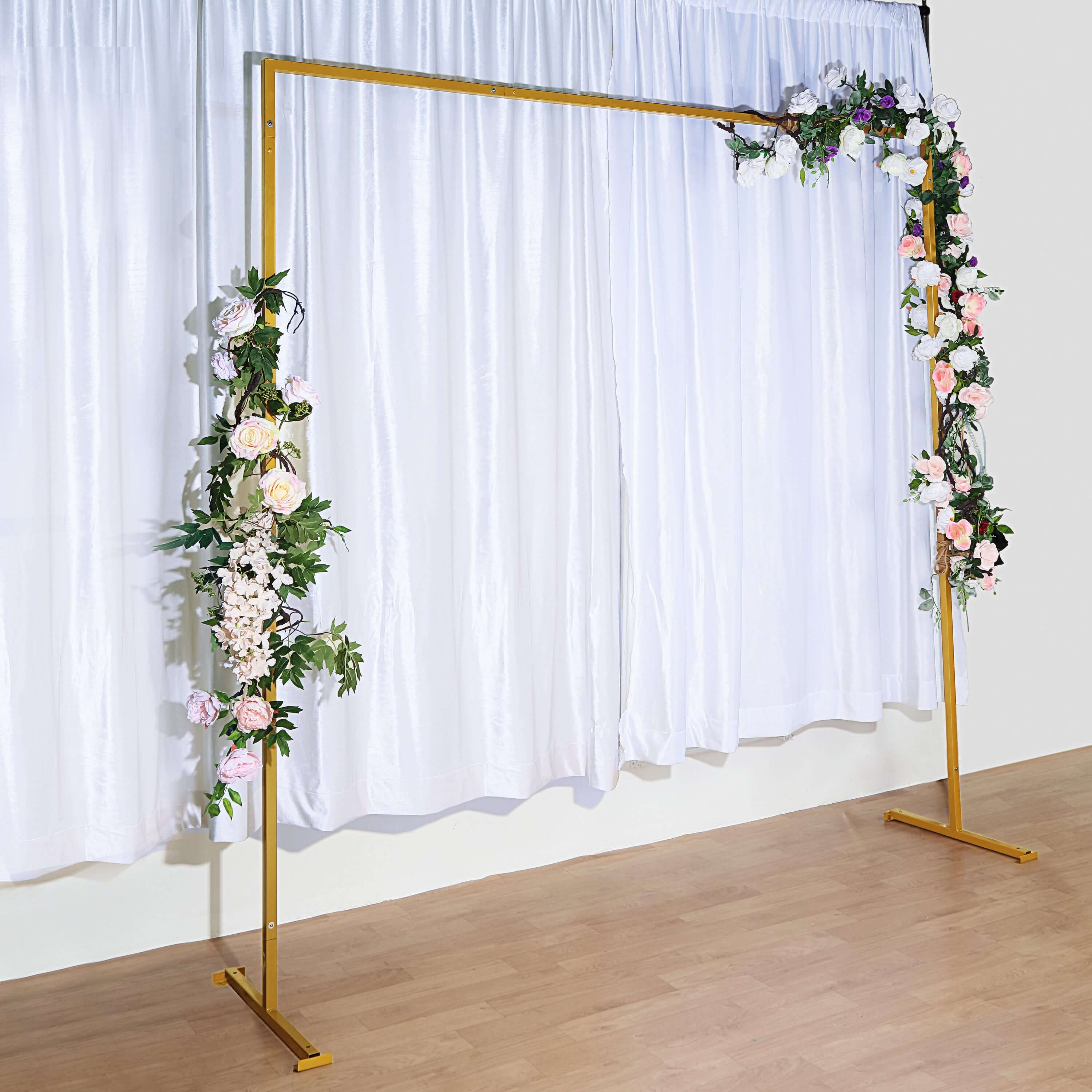 Heavy Duty Metal Square Balloon Flower Frame Photo Backdrop Stand 8ft - Image 7