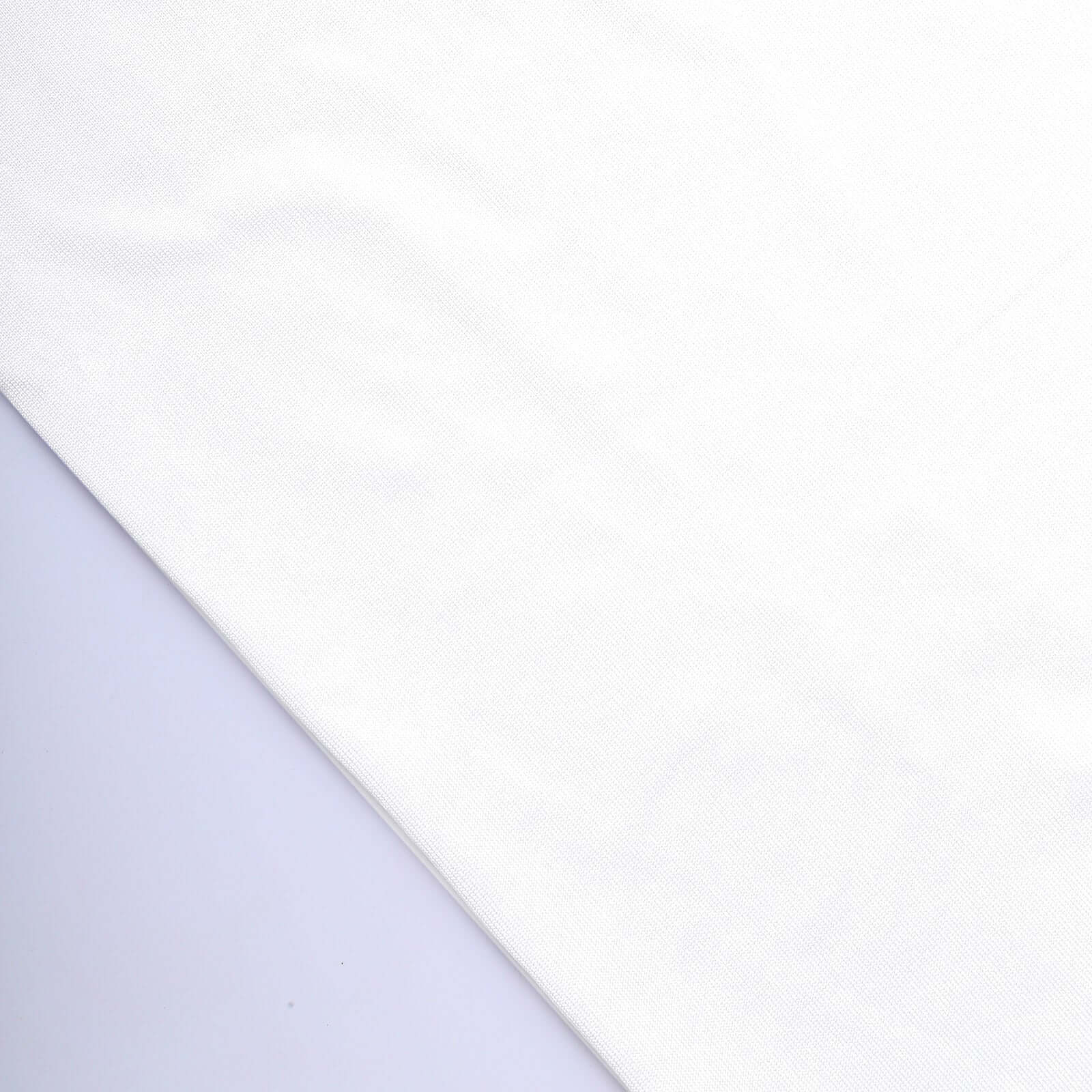 White Spandex Fitted Open Arch Backdrop Cover, Double-Sided U-Shaped Wedding Arch Slipcover 8ft - Image 7