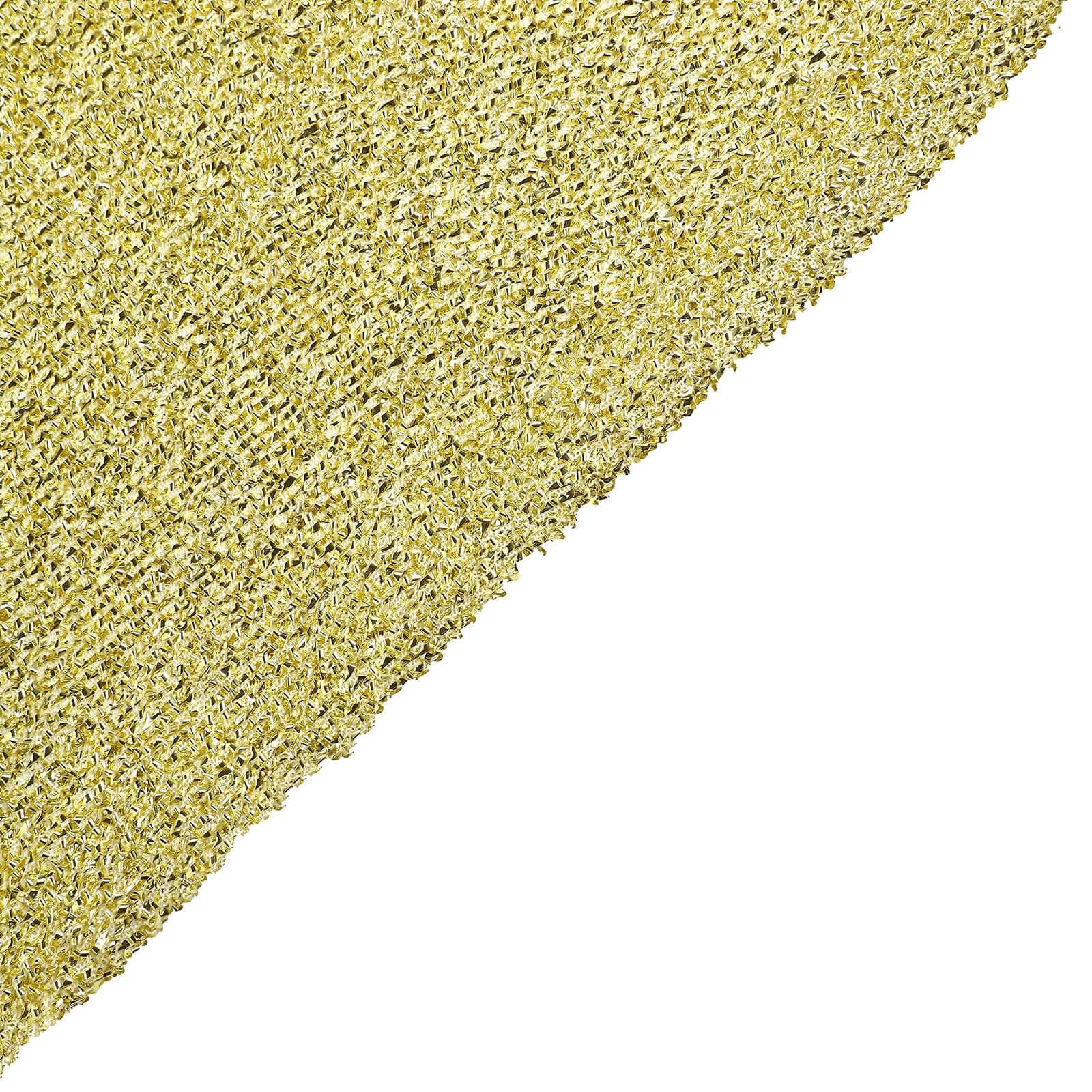 Champagne Metallic Shimmer Tinsel Spandex Hexagon Backdrop, 2-Sided Wedding Arch Cover 8ftx7ft - Image 10