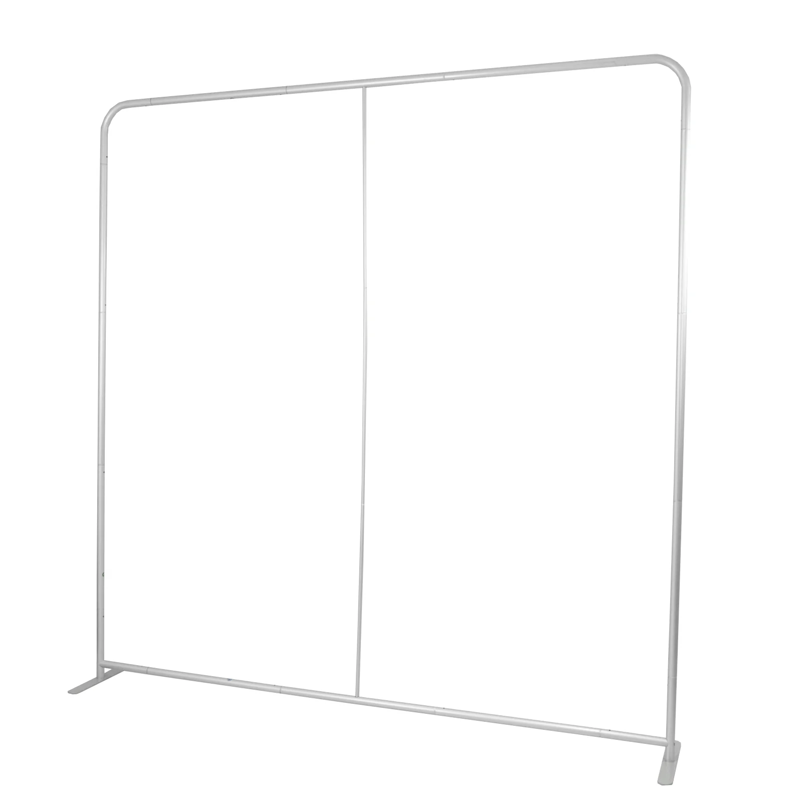 Aluminum Pillowcase Backdrop Stand 8ft x 8ft – Portable Rounded Corner Display Frame for Photo Booths & Trade Shows