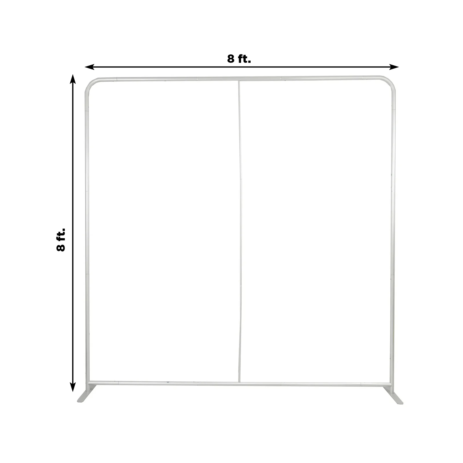 Aluminum Pillowcase Backdrop Stand 8ft x 8ft – Portable Rounded Corner Display Frame for Photo Booths & Trade Shows - Image 3
