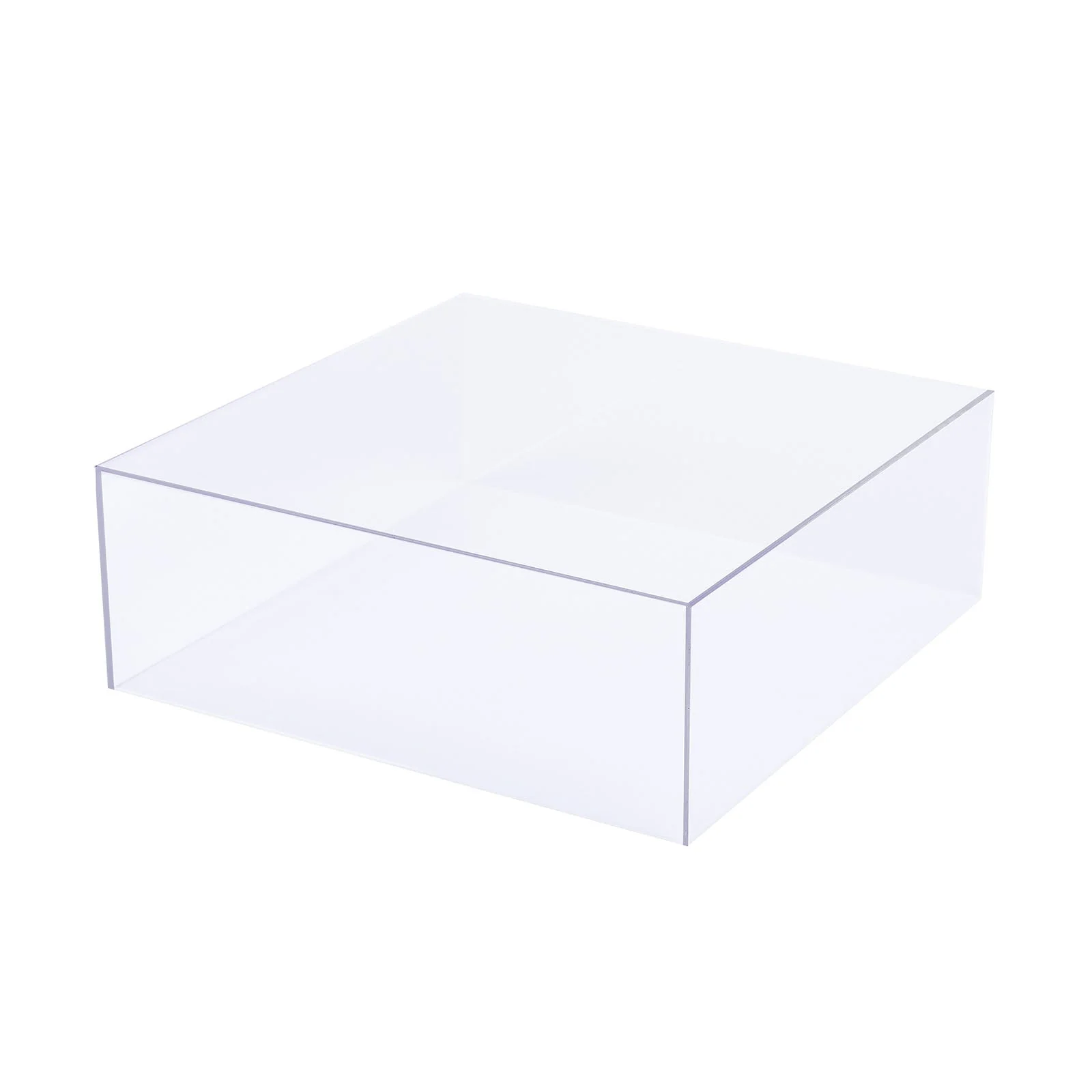 Acrylic Cake Box Stand Pedestal Riser Transparent Clear - Display for Desserts and Events 14"x14" - Image 6