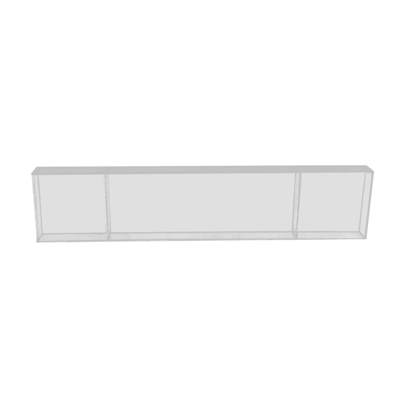 Acrylic Connector Plate 46"x12" Rectangular Table Top Bridge Clear - 4mm Thick with Protective Film - Image 7