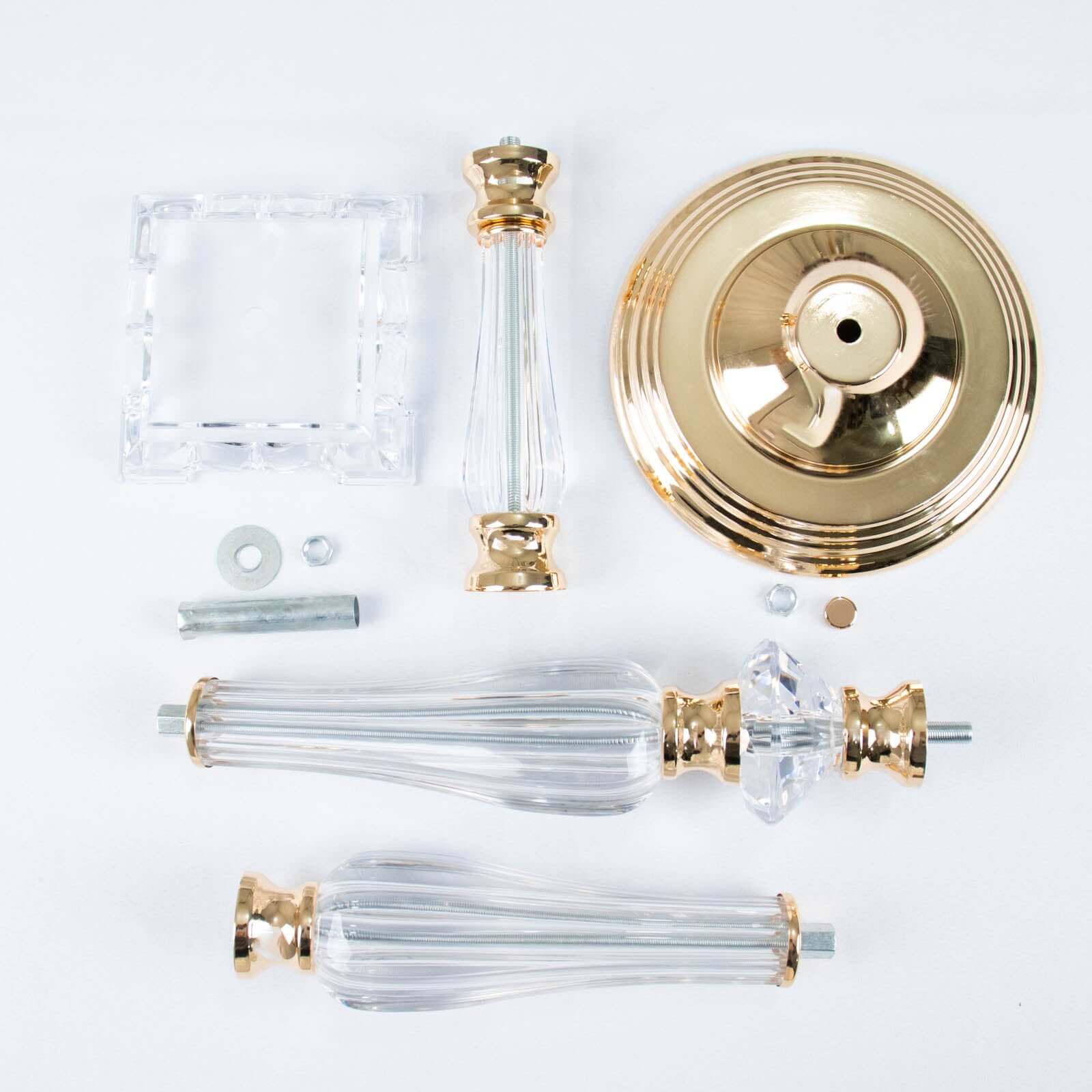 Acrylic Crystal Pillar Candle Stand 32" Gold/Clear - Table Centerpiece and Wedding Flower Bowl Pedestal - Image 8