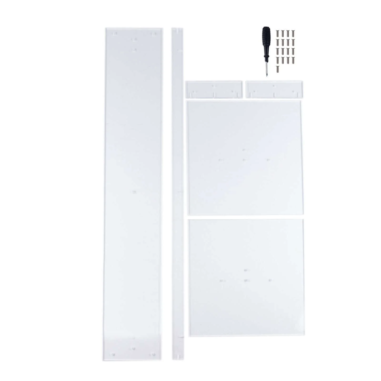 Acrylic Wedding Aisle Display Stand Flower Pedestal 46" Clear with Square Bases - Heavy Duty 10mm Thick Plexiglass - Image 7