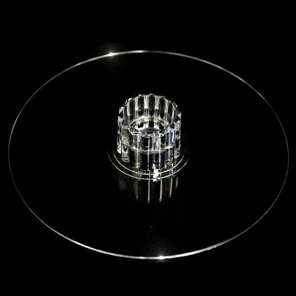 Acrylic Round DIY Cake Stand Plate 14" Clear - Customized Tiered Dessert Display Holder for Home Events & Cafés - Image 7