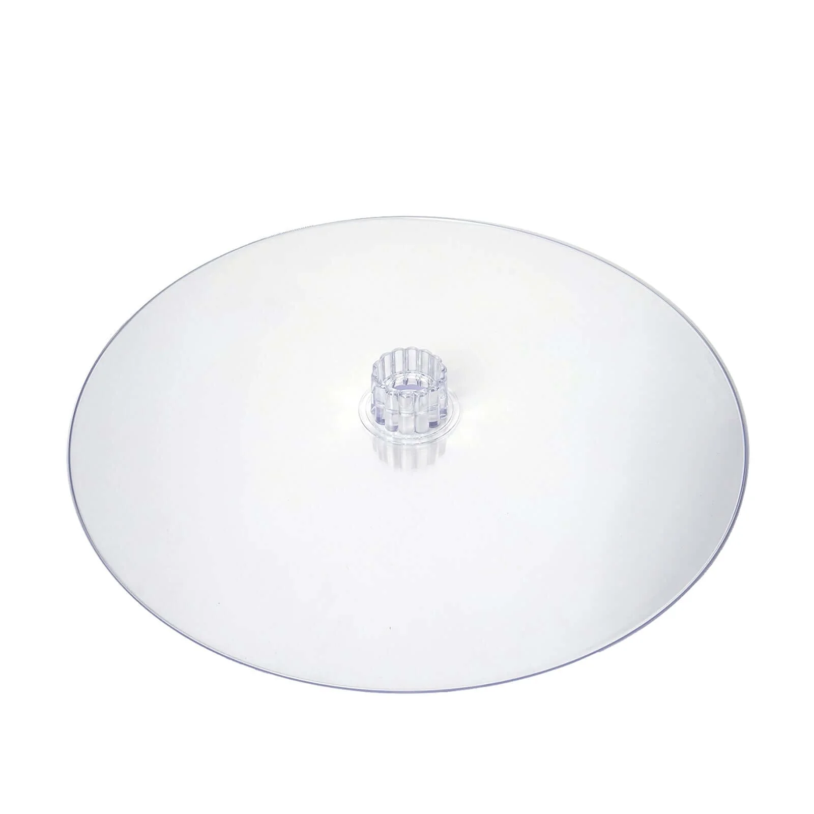 Acrylic Round DIY Cake Stand Plate 16" Clear - Customized Tiered Dessert Display Holder for Home Events & Cafés
