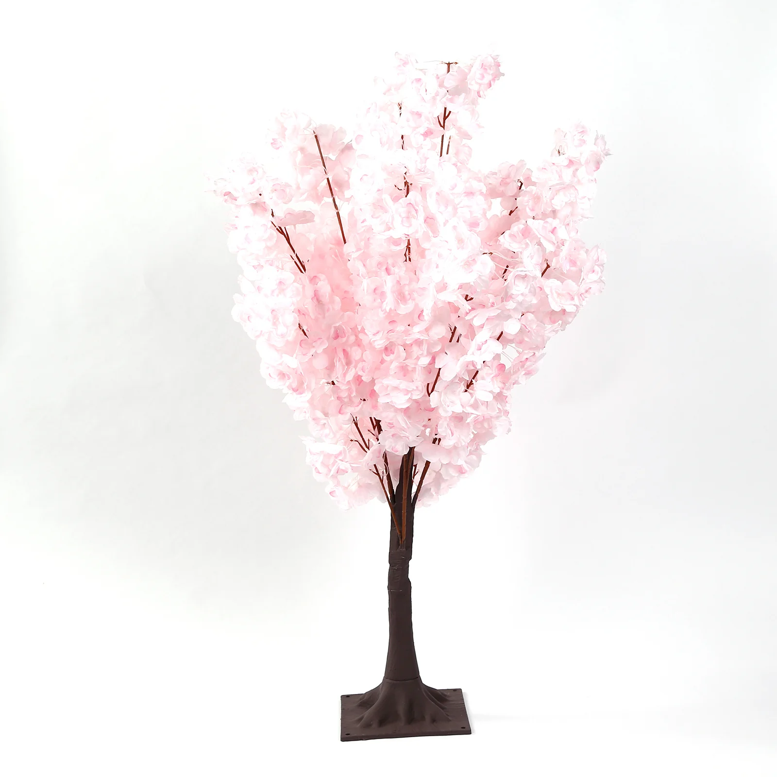 Artificial Cherry Blossom Tree Centerpiece 3ft Blush – Silk Sakura Wishing Tree with Metal Base - Image 2