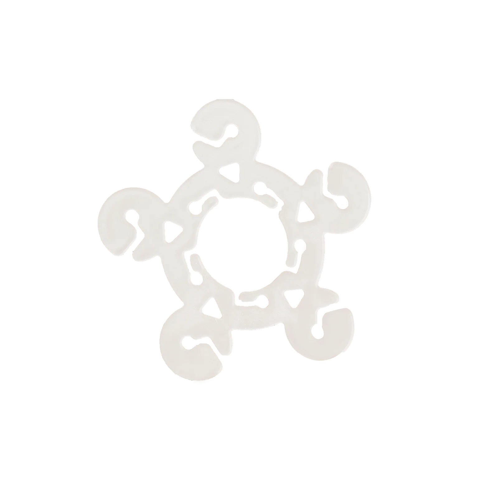 100 Pcs Clear Flower Balloon Clip Connectors – Plastic Balloon Clips for Arch, Garland & Party Decorations - Image 2