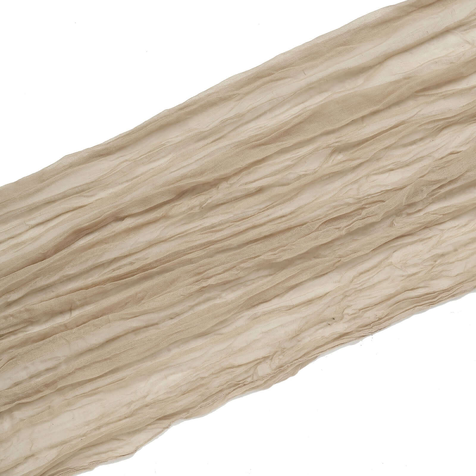 Beige Gauze Cheesecloth Draping Fabric Wedding Arch Decorations, Window Scarf Valance Drapes, Boho Arbor Long Curtain Panel 20ft - Image 8