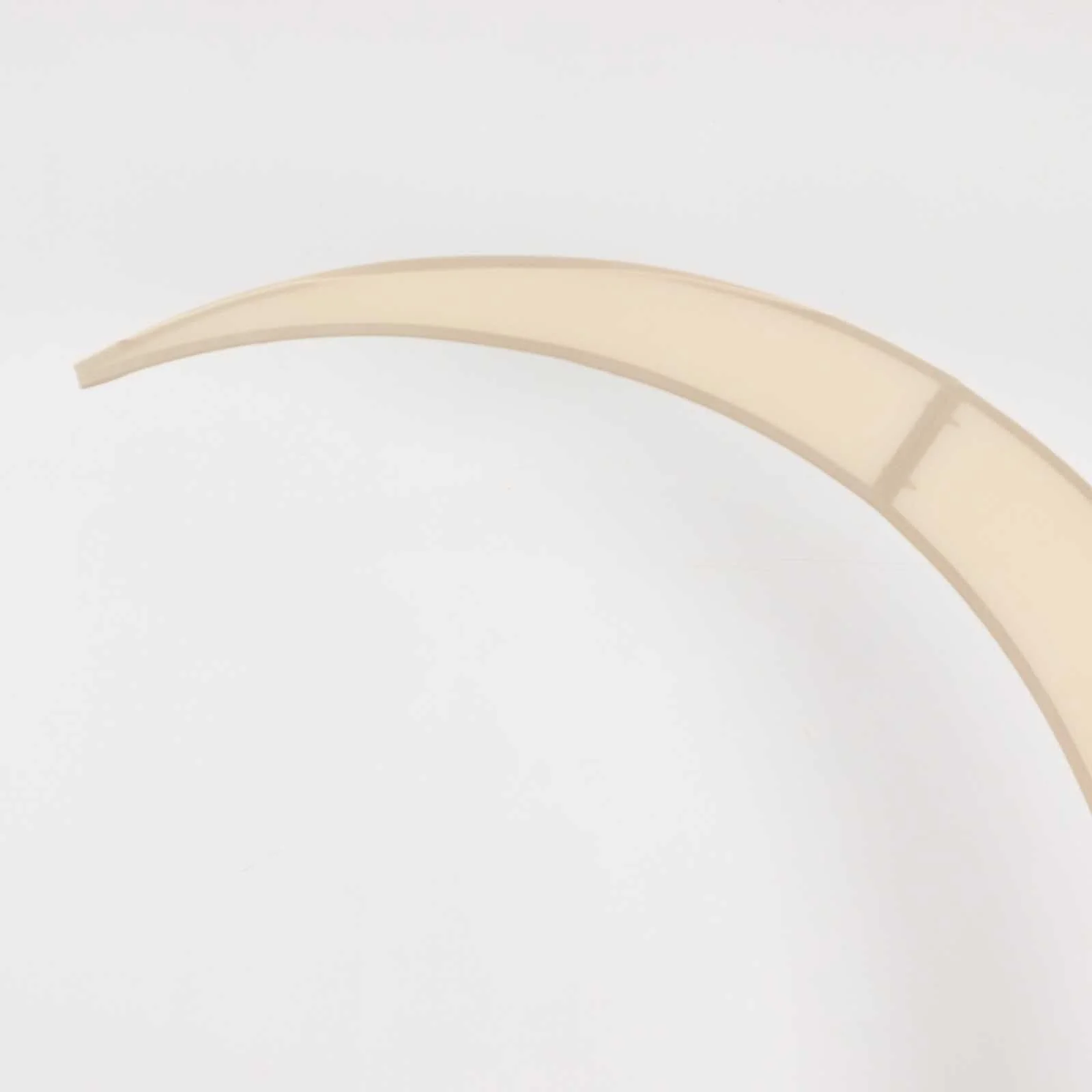 Beige Spandex Crescent Moon Chiara Backdrop Stand Cover, Custom Fitted Wedding Arch Cover - 7.5ft - Image 8