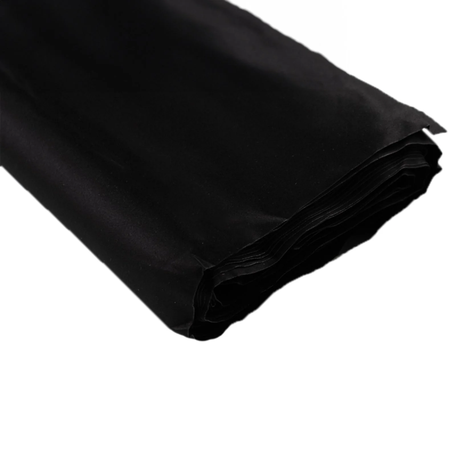 Black Lamour Satin Fabric Bolt, Heavy Matte Satin Fabric By The Yard - 54"x10 Yards - Image 3