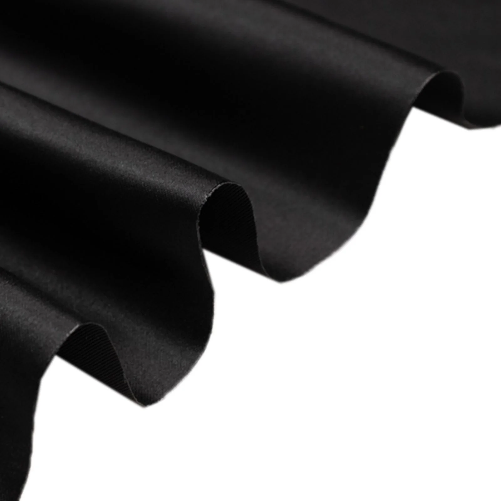 Black Lamour Satin Fabric Bolt, Heavy Matte Satin Fabric By The Yard - 54"x10 Yards - Image 4