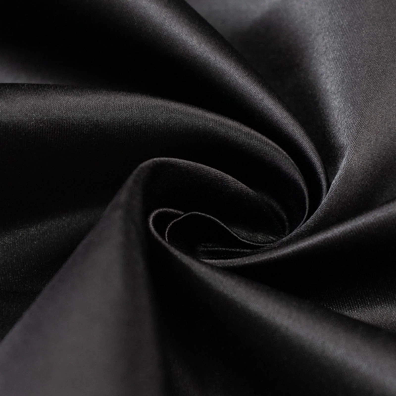 Black Lamour Satin Fabric Bolt, Heavy Matte Satin Fabric By The Yard - 54"x10 Yards - Image 6