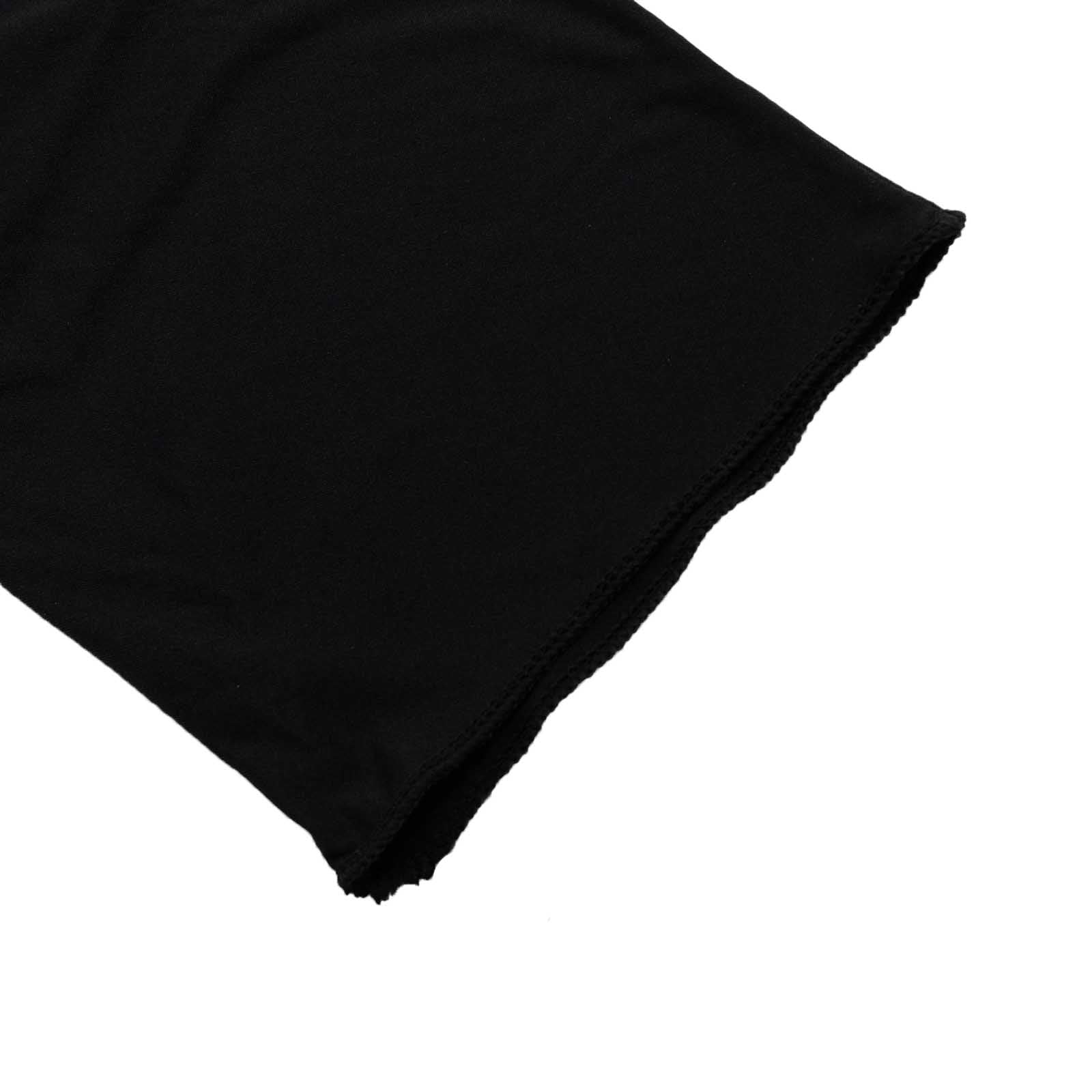 Black Spandex Crescent Moon Chiara Backdrop Stand Cover, Custom Fitted Wedding Arch Cover - 7.5ft - Image 10