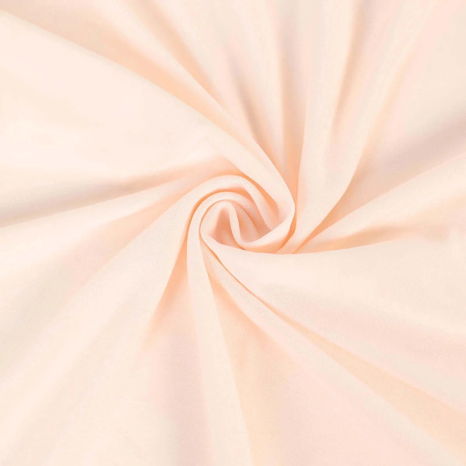 Blush 4-Way Stretch Spandex Backdrop Drape Curtain, Wrinkle Free Event Divider Panel with Rod Pockets - 5ftx14ft - Image 8