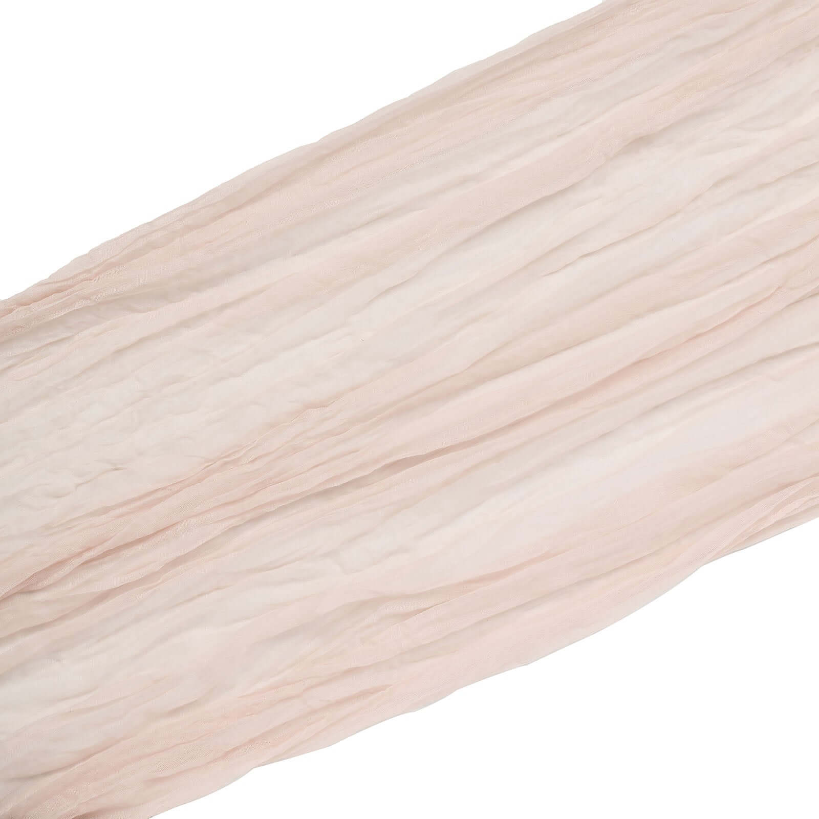 Blush Gauze Cheesecloth Draping Fabric Wedding Arch Decorations, Window Scarf Valance, Boho Arbor Long Curtain Panel 20ft - Image 8