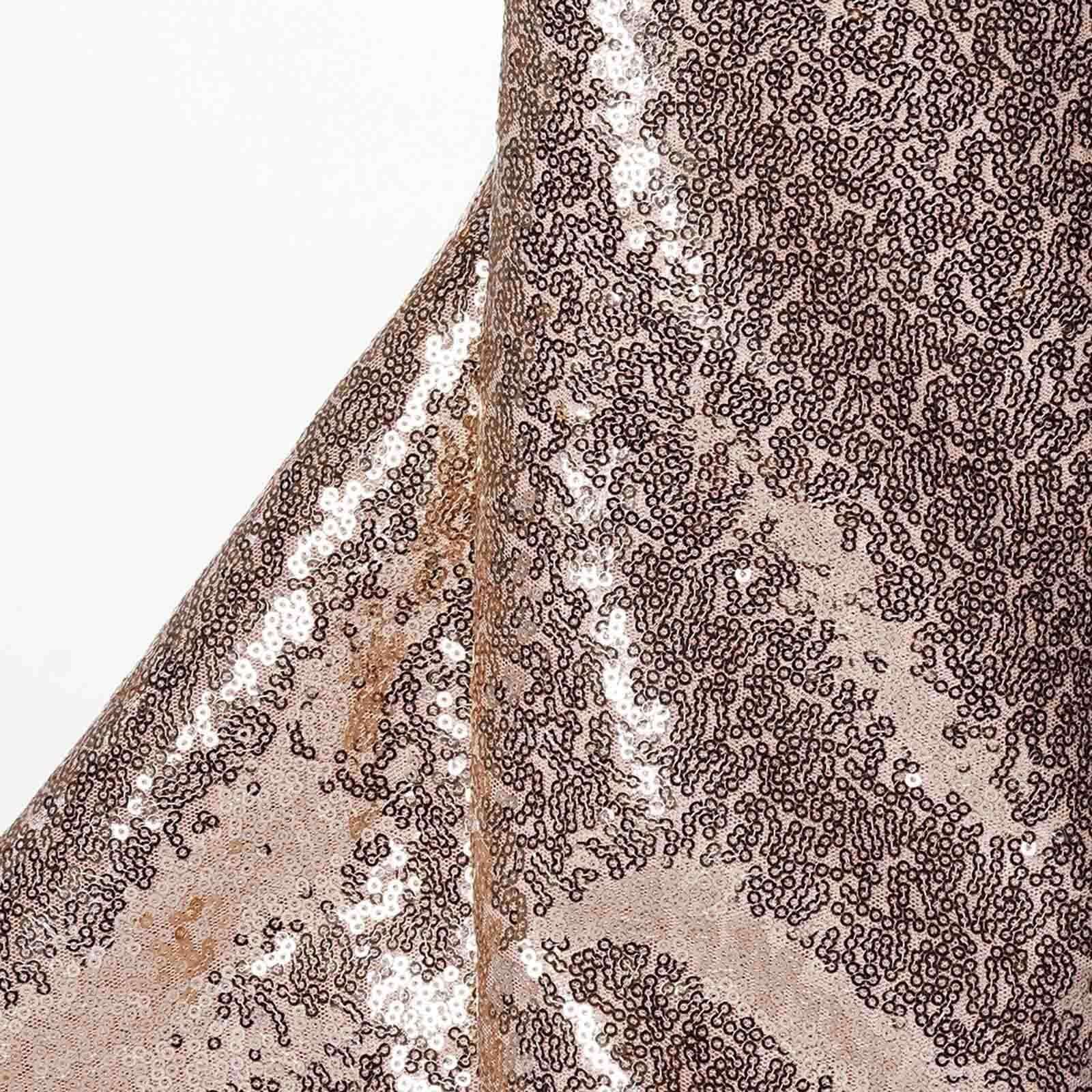 Blush Sequin Fabric Bolt, Sparkly DIY Craft Fabric Roll 54"x4 Yards - Image 2