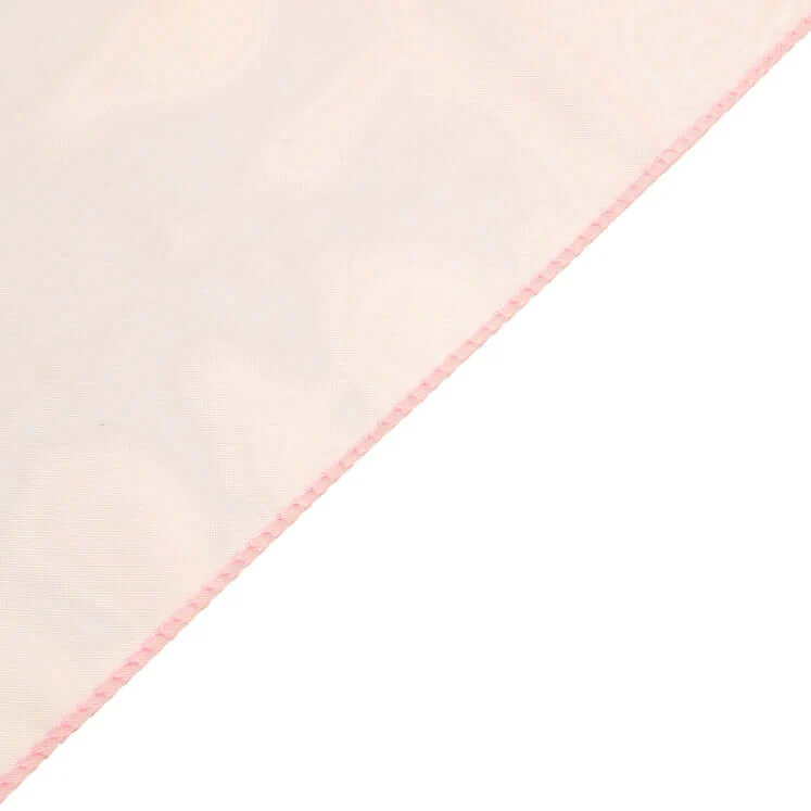 Blush Sheer Organza Wedding Arch Draping Fabric, Long Curtain Backdrop Window Scarf Valance 18ft - Image 8