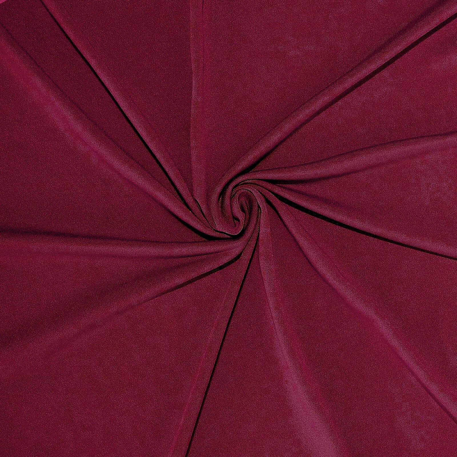 Burgundy 4-Way Stretch Spandex Backdrop Drape Curtain, Wrinkle Free Event Divider Panel with Rod Pockets - 5ftx14ft - Image 8
