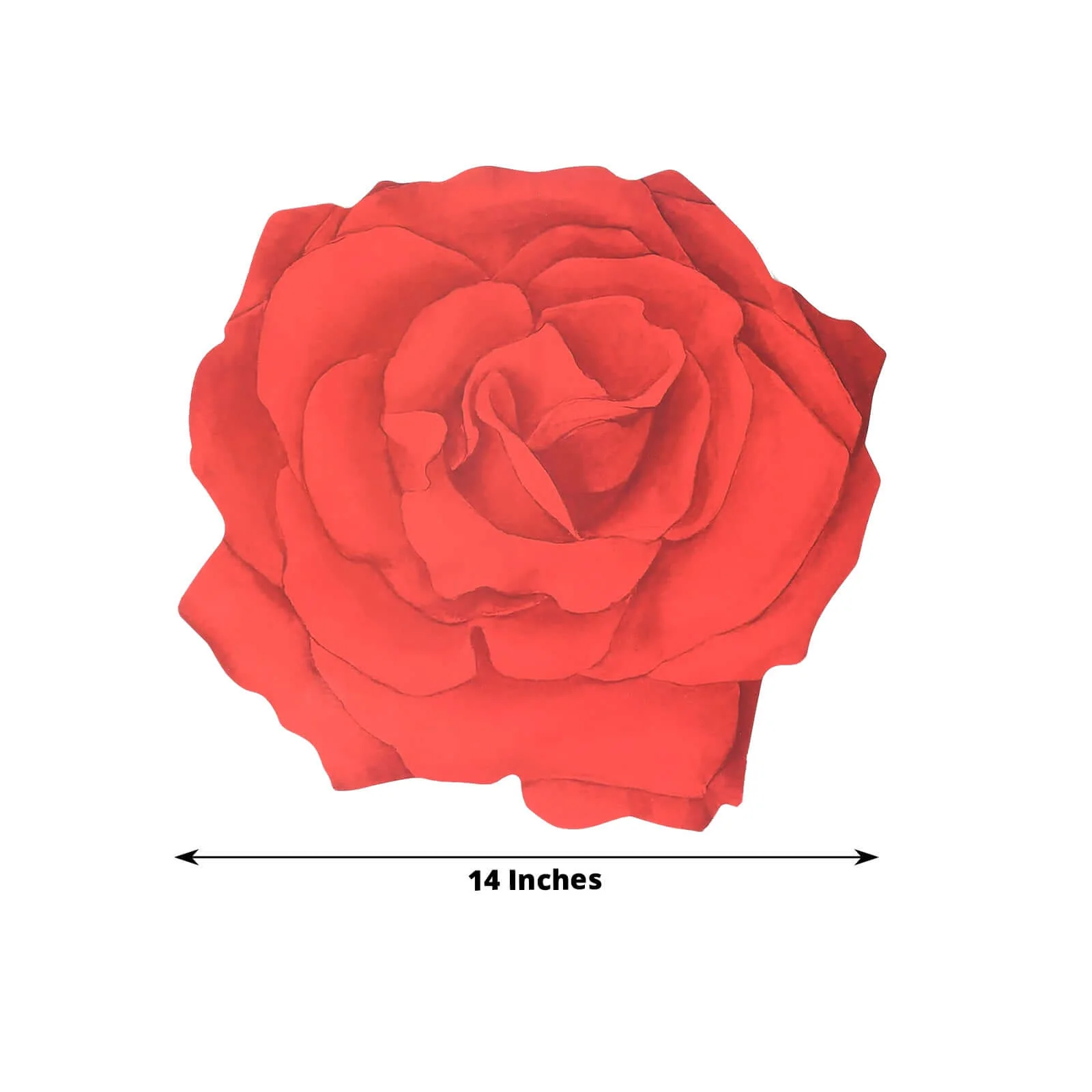 10-Pack Disposable Table Placemats 14" Red Rose Flower Design - 400GSM Floral Cardboard Placemats for Romantic Dinners & Weddings - Image 3