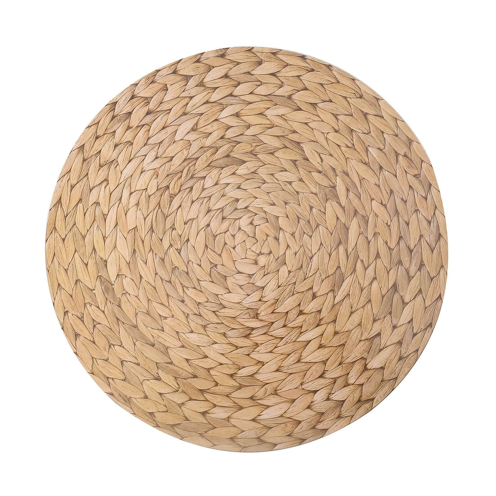 6-Pack Disposable Table Placemats 13" Natural with Woven Rattan Print - 700GSM Cardboard Placemats for Rustic & Boho Themed Events - Image 5