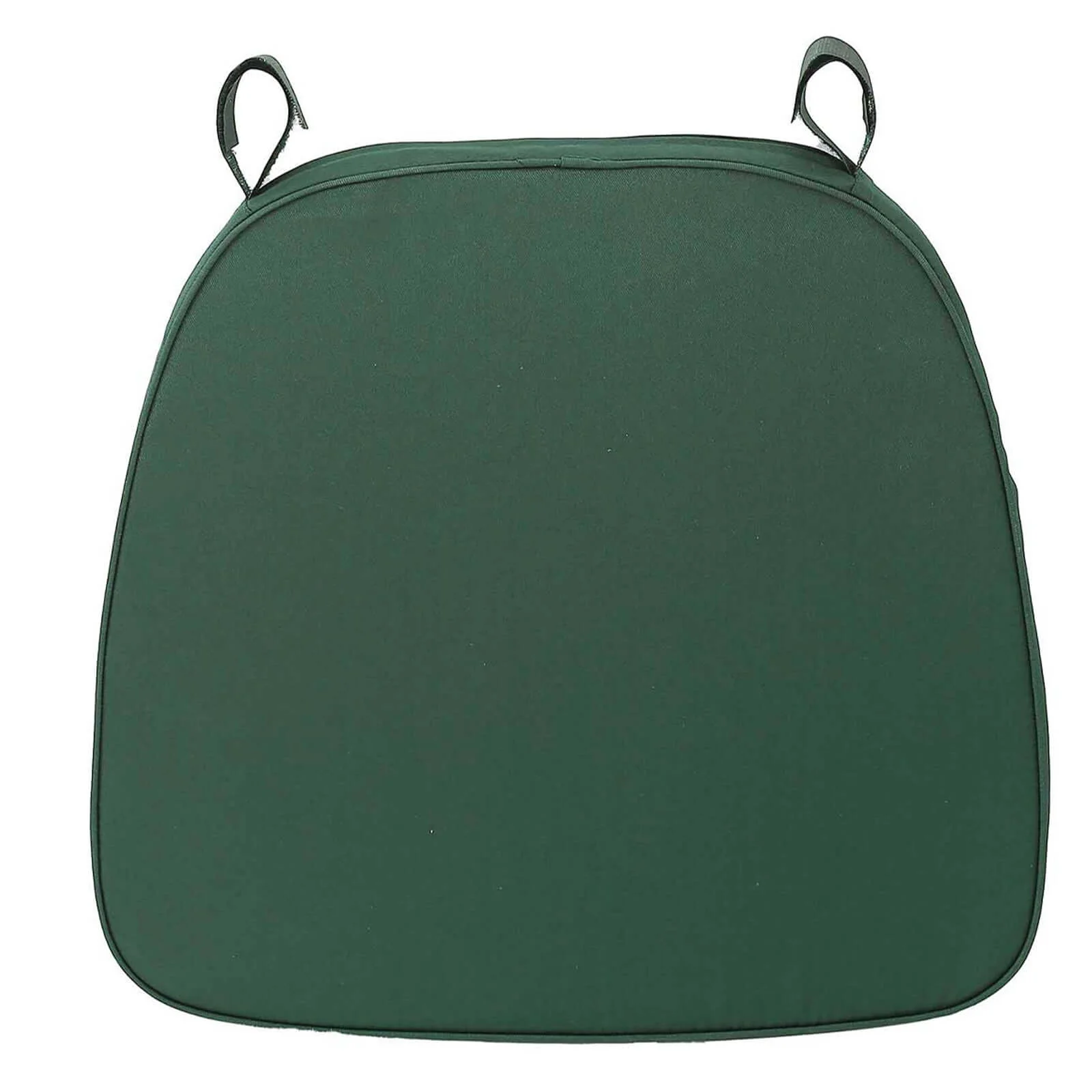 Chiavari Chair Pad Memory Foam 1.5" Thick with Ties Hunter Emerald Green - Removable Cover - Image 6