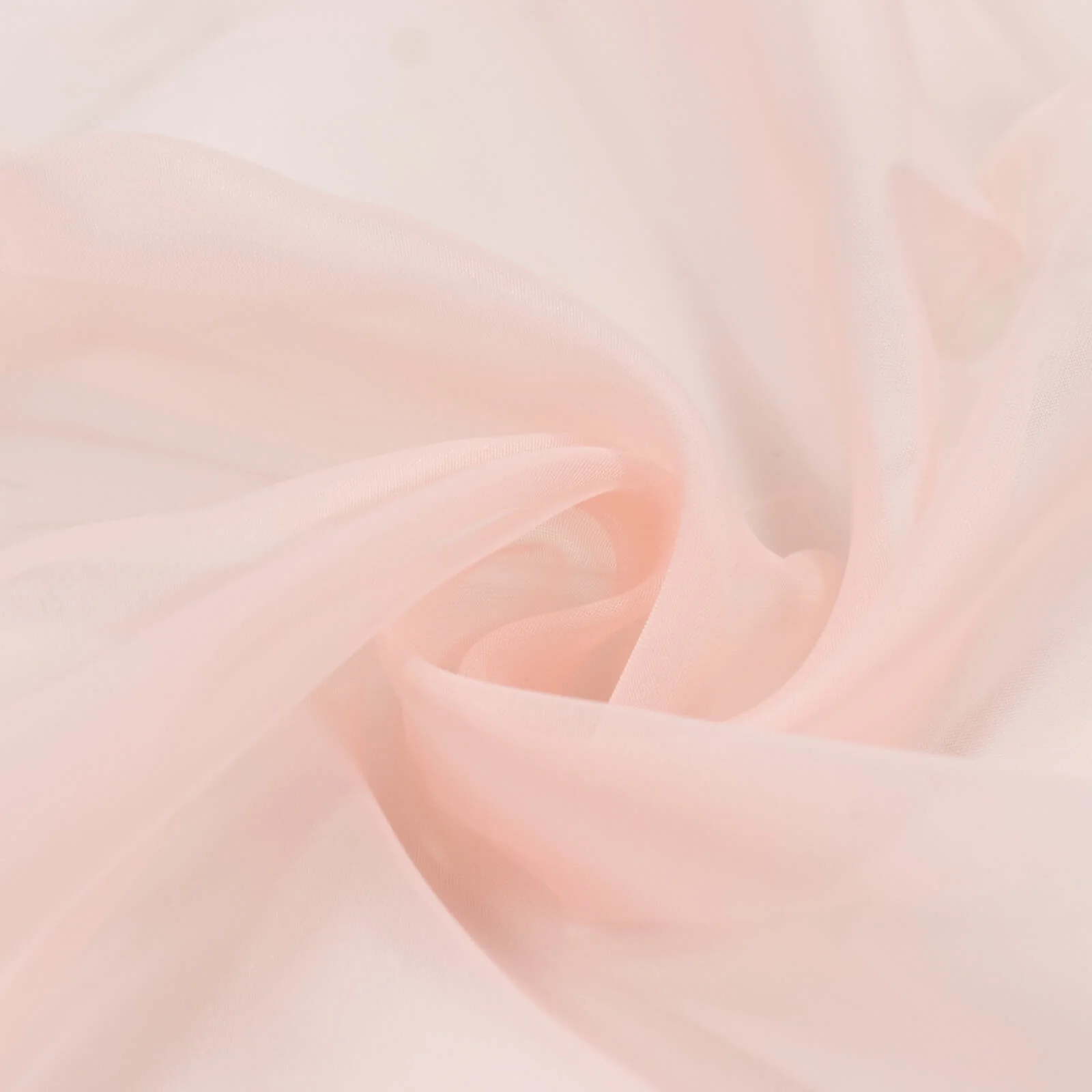 Chiffon Backdrop Curtain Panel 10ft x 14ft – Blush Durable Flame Resistant Sheer Draping Fabric with Rod Pocket - Image 7