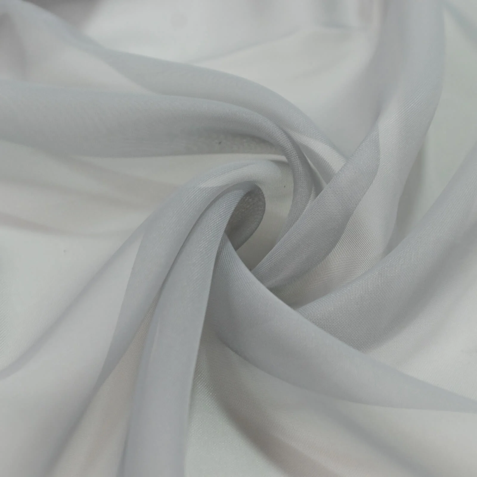 Chiffon Backdrop Curtain Panel 10ft x 10ft – Silver Durable Flame Resistant Sheer Draping Fabric with Rod Pocket - Image 7