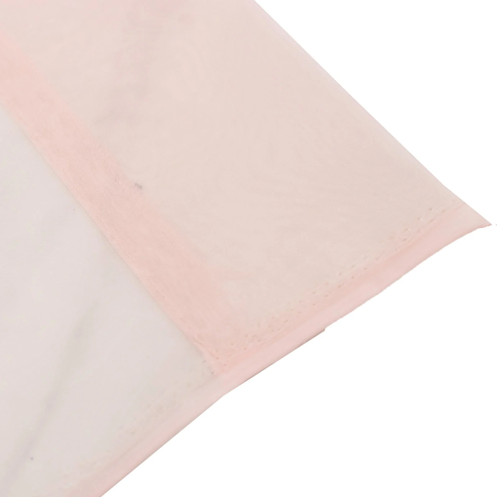 Chiffon Backdrop Curtain Panel 10ft x 12ft – Blush Durable Flame Resistant Sheer Draping Fabric with Rod Pocket - Image 6