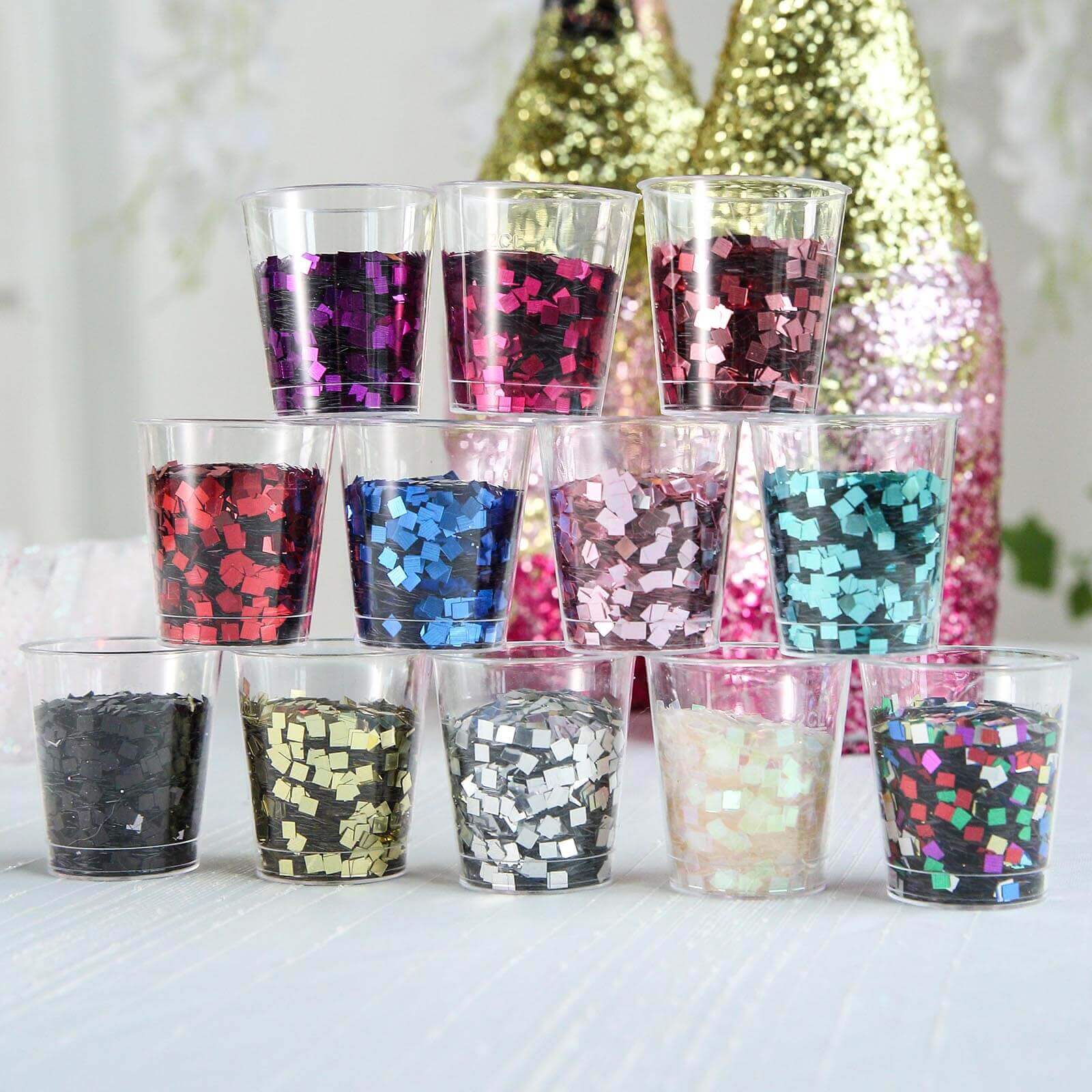 Chunky Glitter 50g Bag Metallic Hot Pink - Nontoxic Confetti Glitter - Image 2