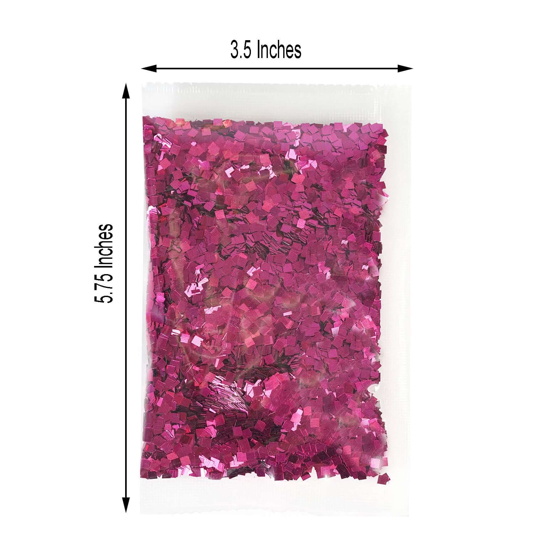 Chunky Glitter 50g Bag Metallic Hot Pink - Nontoxic Confetti Glitter - Image 3