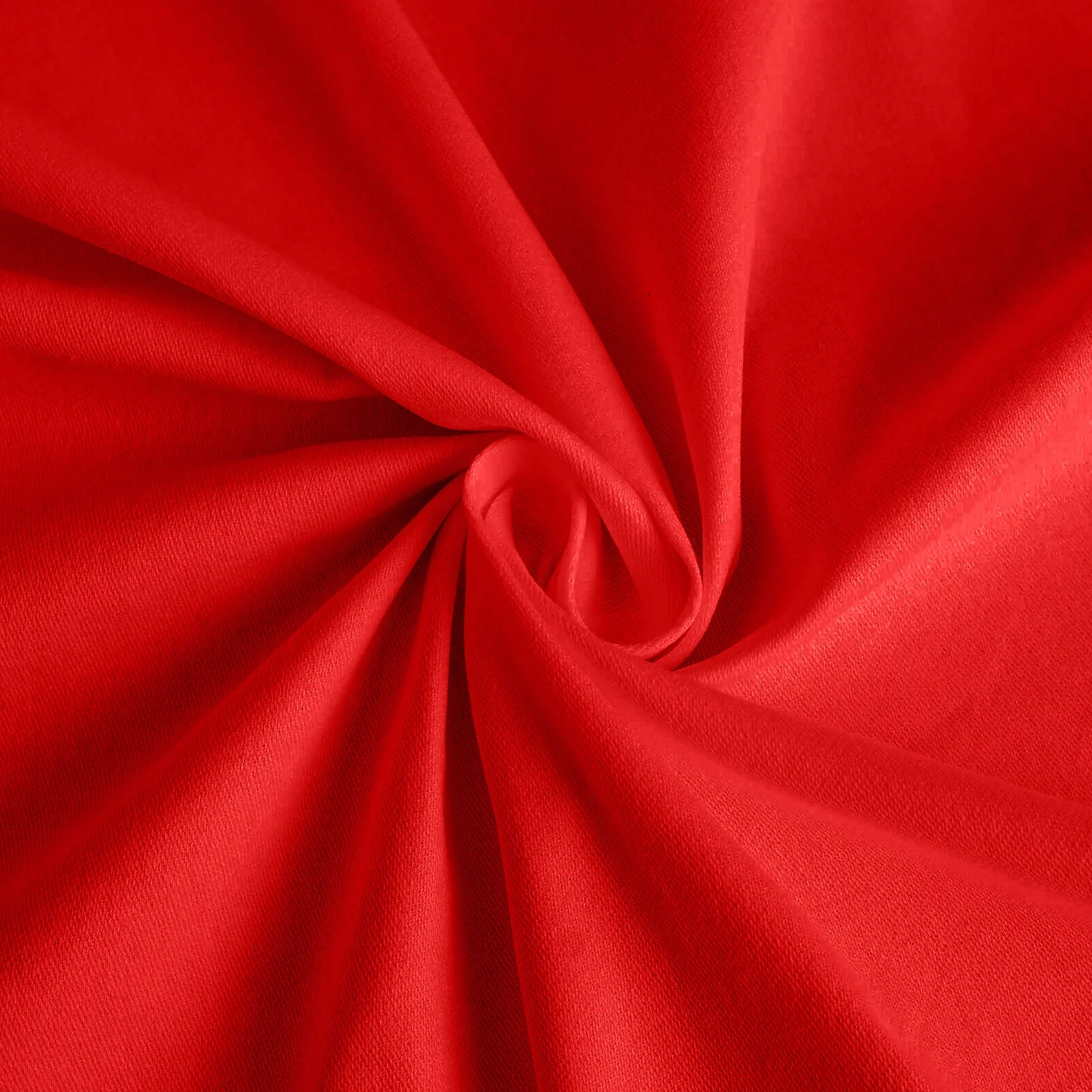 Cotton Blend Rectangle Tablecloth 60"x102" Red Wrinkle-Resistant Fabric - Stylish Table Cover - Image 8