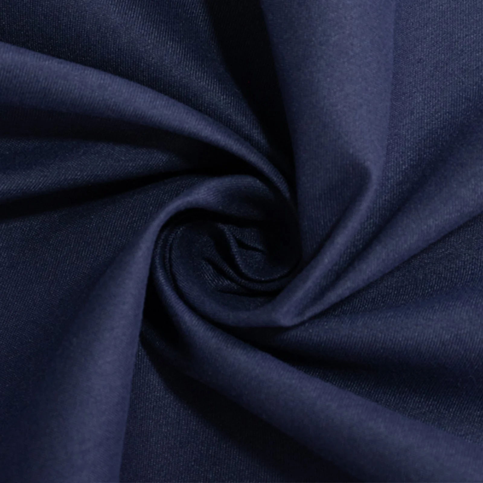 Cotton Blend Round Tablecloth 120" Navy Blue - Wrinkle-Resistant Finish Seamless Table Cover - Image 8