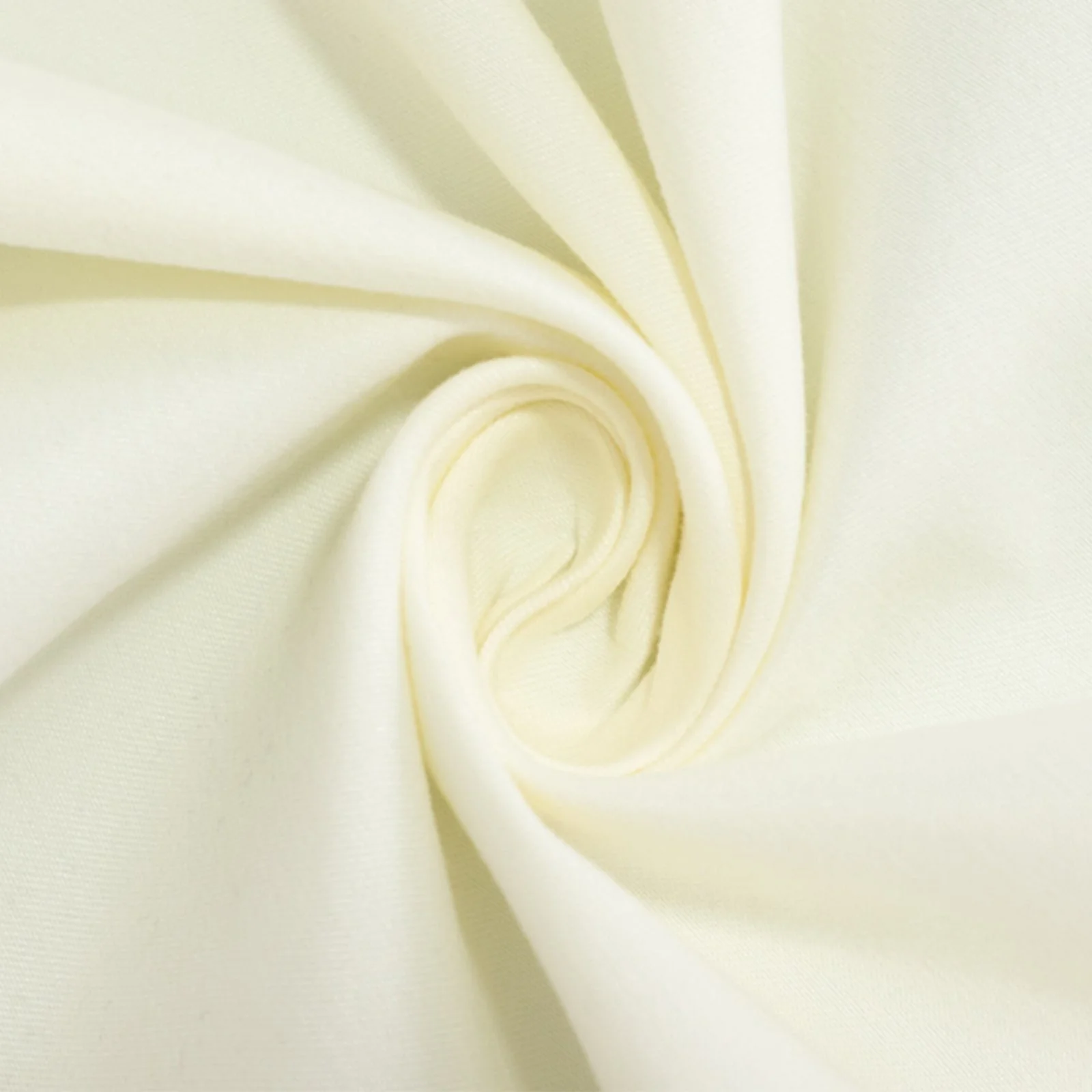 Cotton Blend Round Tablecloth 132" Ivory - Wrinkle-Resistant Finish Seamless Table Cover - Image 9