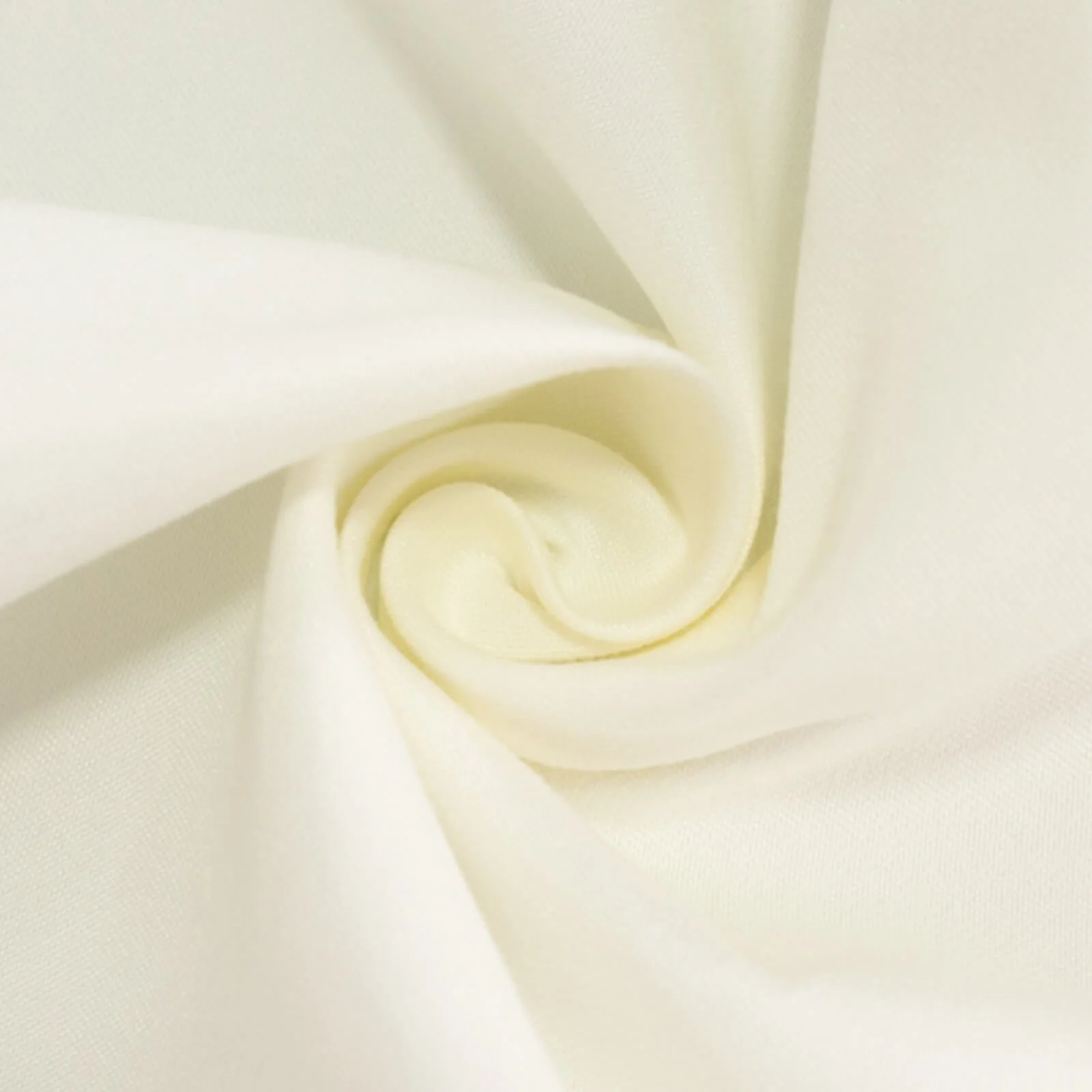 Cotton Blend Round Tablecloth 90" Ivory with Wrinkle-Resistant Fabric Table Cover - Image 9