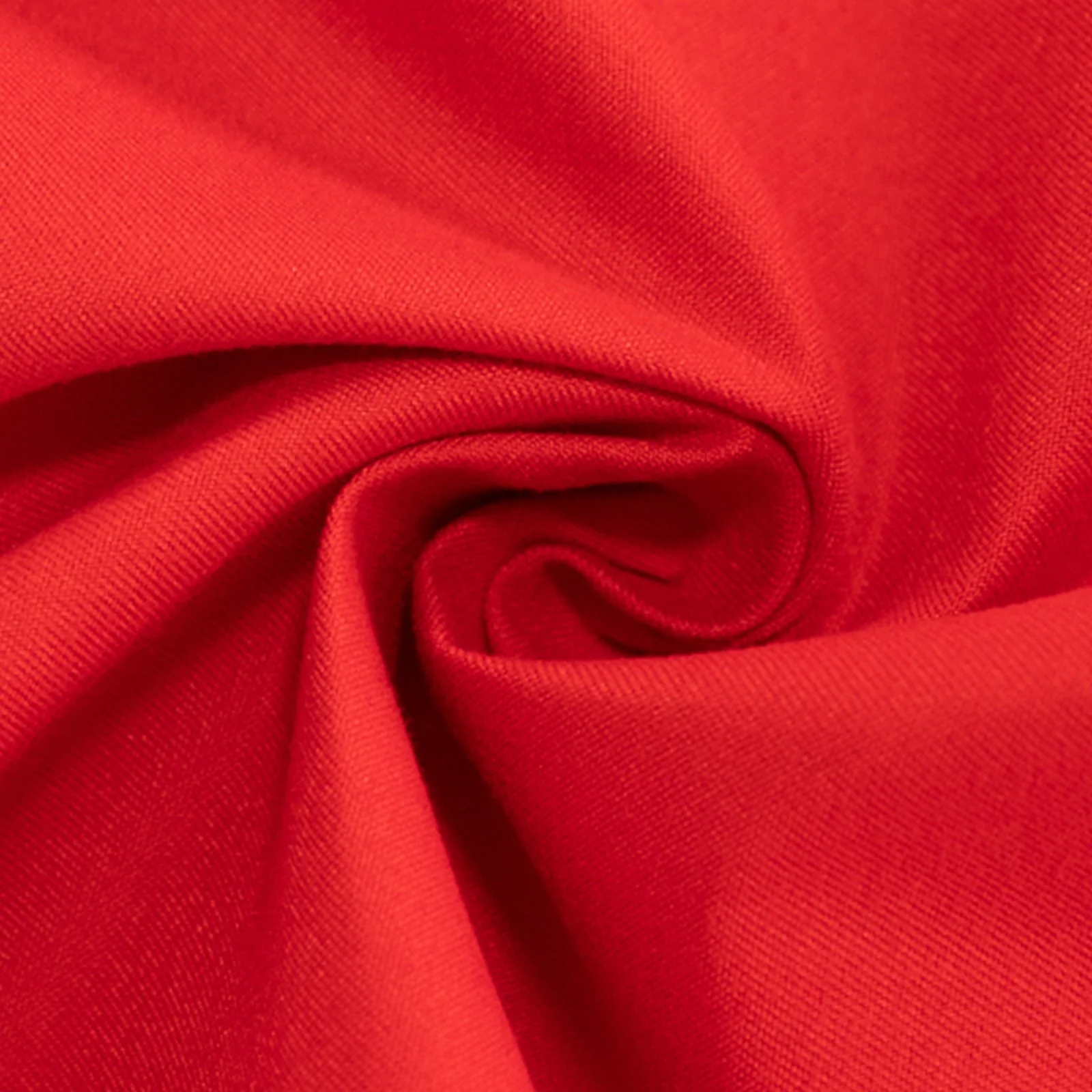 Cotton Blend Square Tablecloth 70"x70" Red with Wrinkle-Resistant Table Cover - Image 9