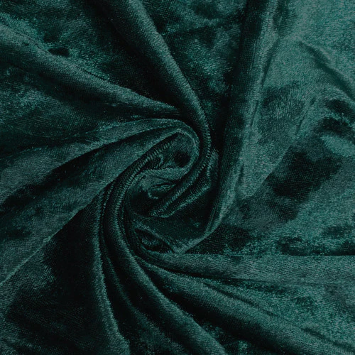 Crushed Velvet Backdrop Curtain – Hunter Emerald Green 5ft x 10ft Event Drape with Rod Pocket, Privacy Panel for Photo Booths & Events - Image 7