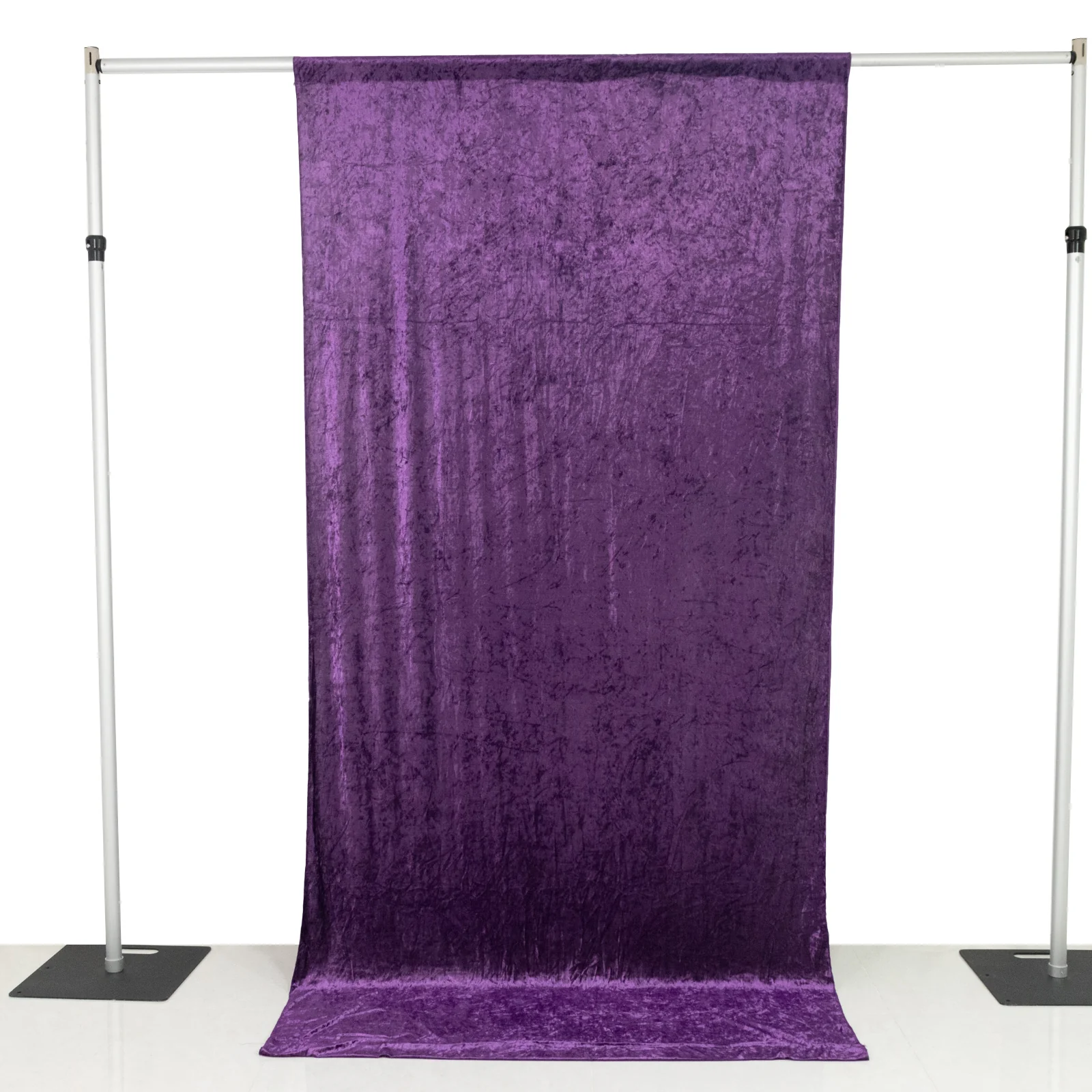 Crushed Velvet Backdrop Curtain – Purple 5ft x 10ft Event Drape with Rod Pocket, Privacy Panel for Photo Booths & Events - Image 8