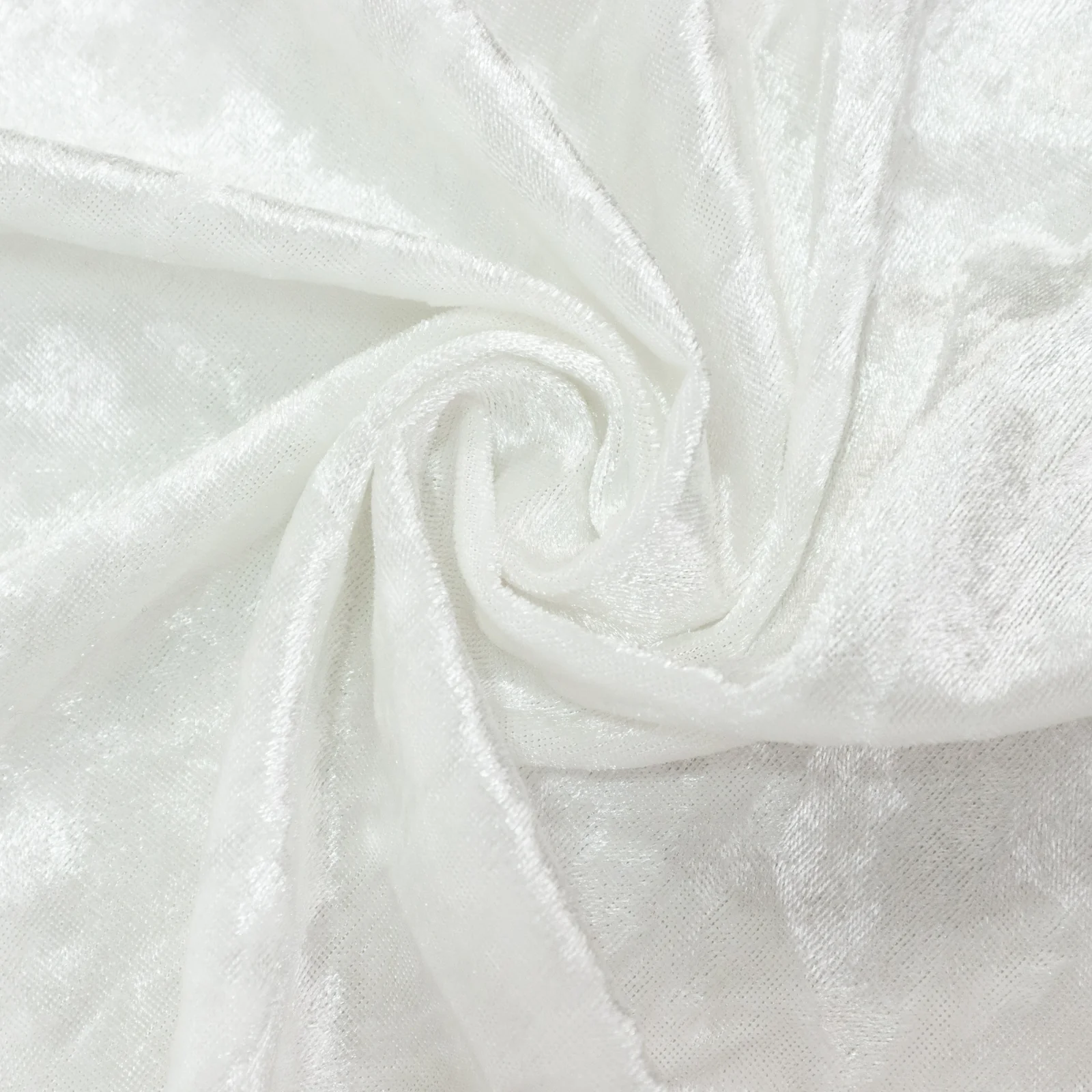 Crushed Velvet Backdrop Curtain – White 5ft x 14ft Event Drape with Rod Pocket, Privacy Panel for Photo Booths & Events - Image 6