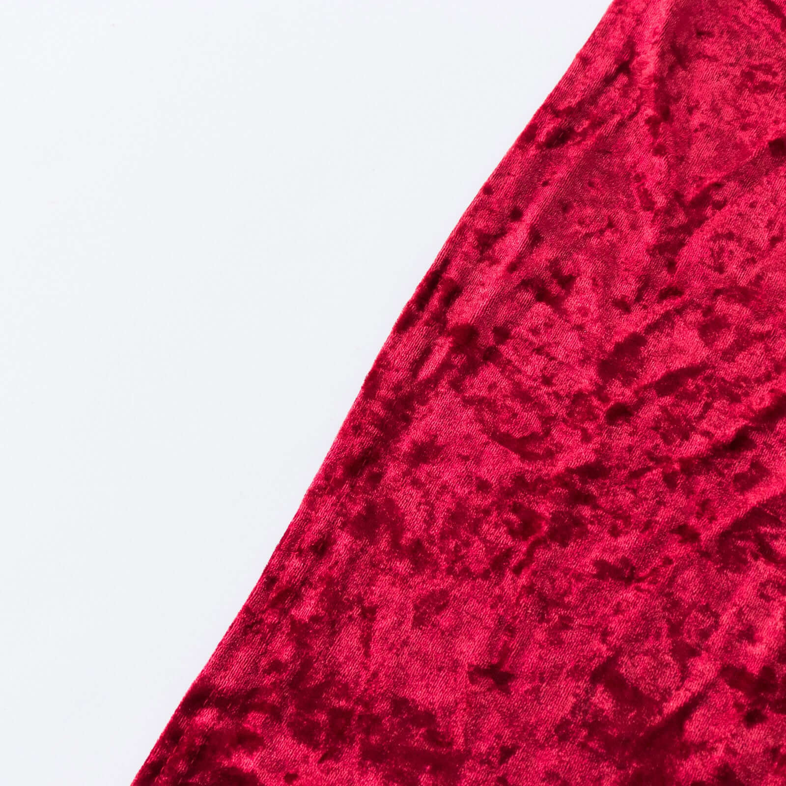 Crushed Velvet Stretch Rectangular Table Cover 6ft Red - Wrinkle-Free Tablecloth - Image 8