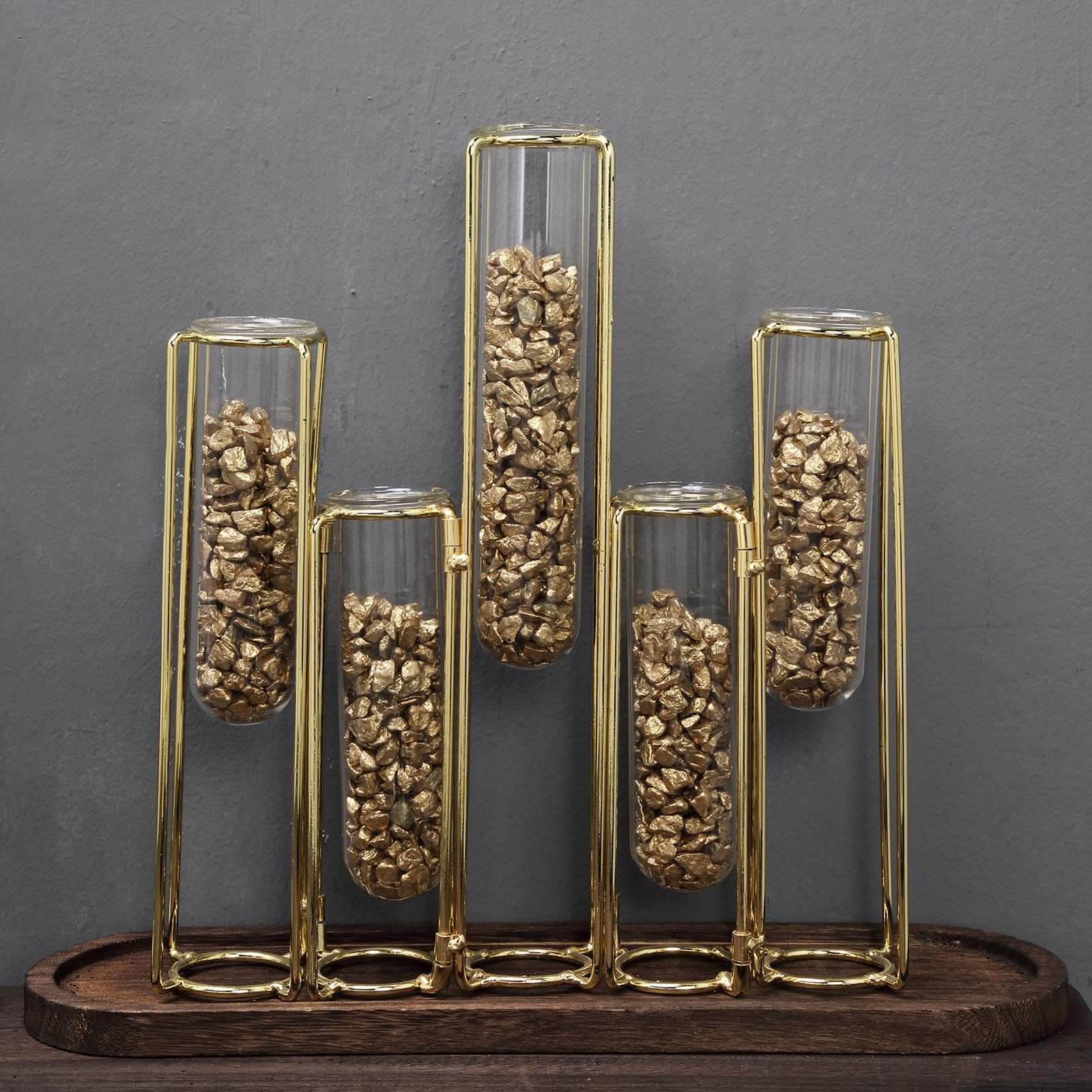 Decorative Stones Polished Metallic Gold 2Lb - Perfect Vase Fillers, Landscaping Rocks, and Aquarium Gravels - Image 2