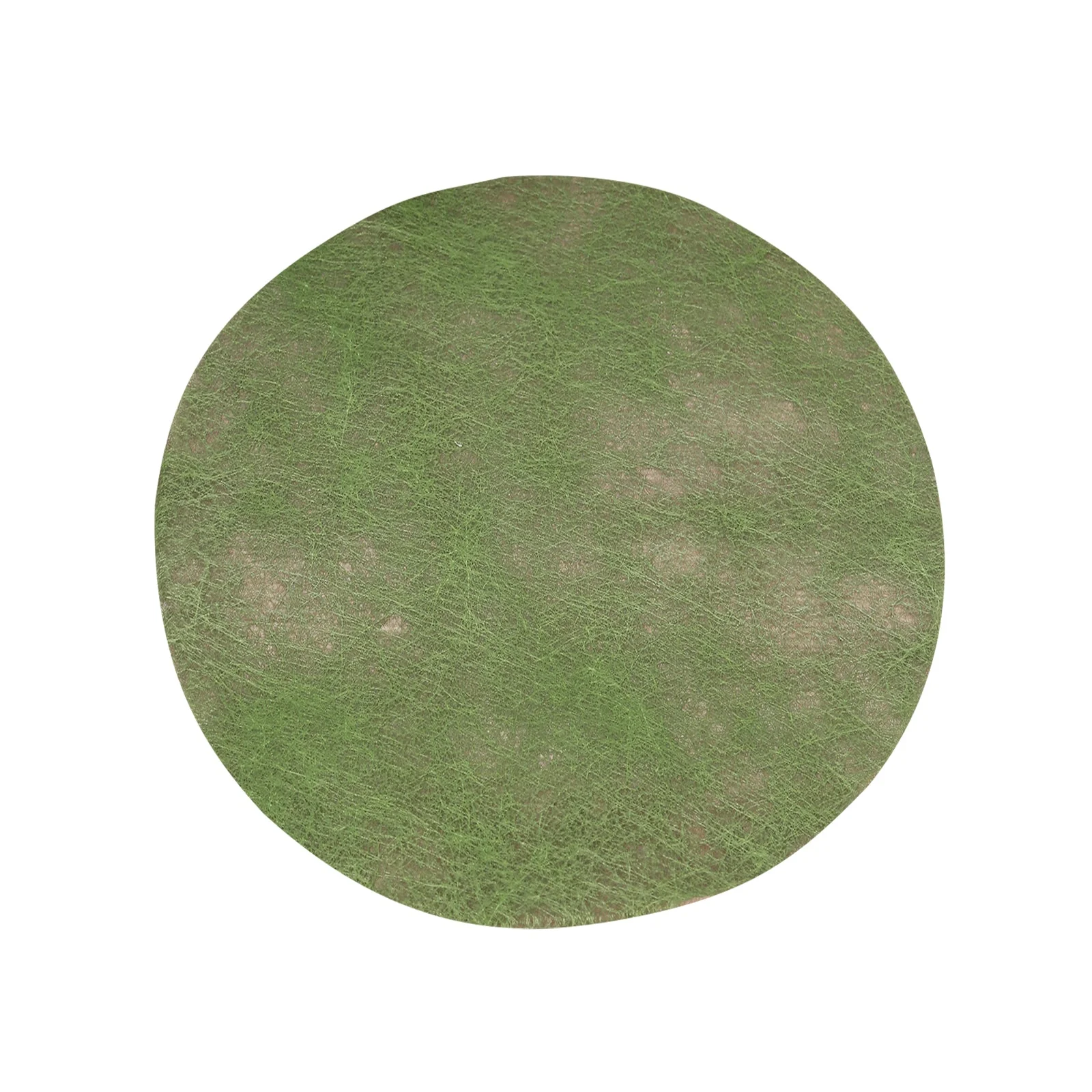 50 Pack Non-Woven Mesh Fiber Round Placemats, 13" Olive Green Disposable Table Mats for Dining & Events - Image 7